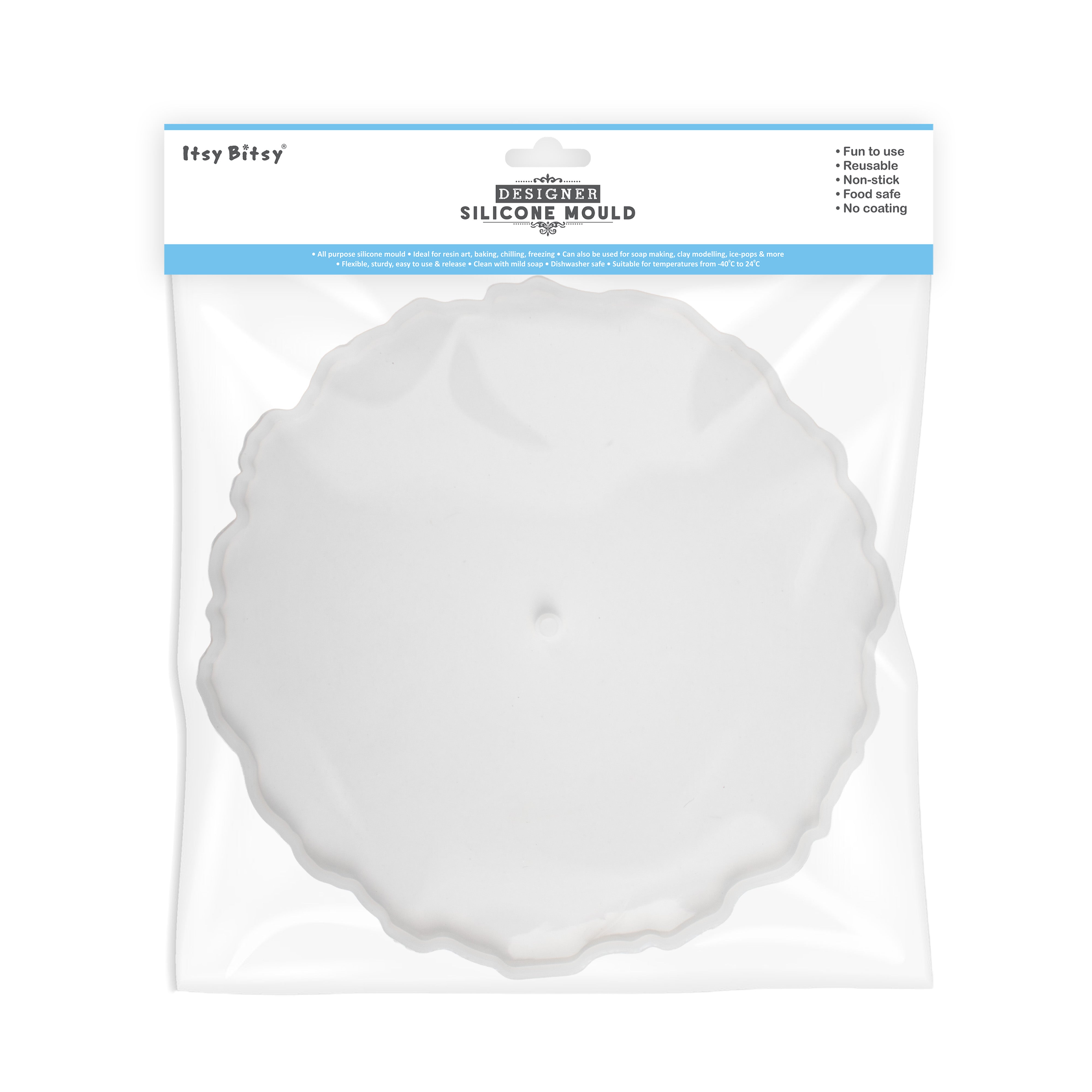 Silicone Mould clock 9.5Inch X D10mm 1pc