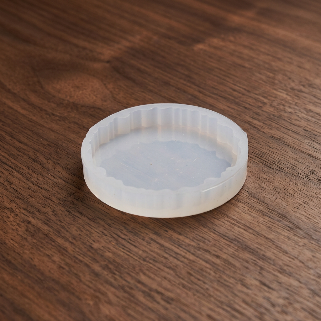 Silicone Mould Agate Round Mould 2Inch X D6mm 1pc