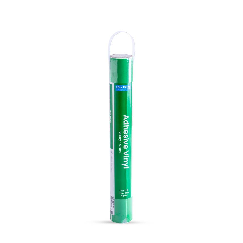 Vinyl Glossy Green 12Inch X 2ft 1Roll