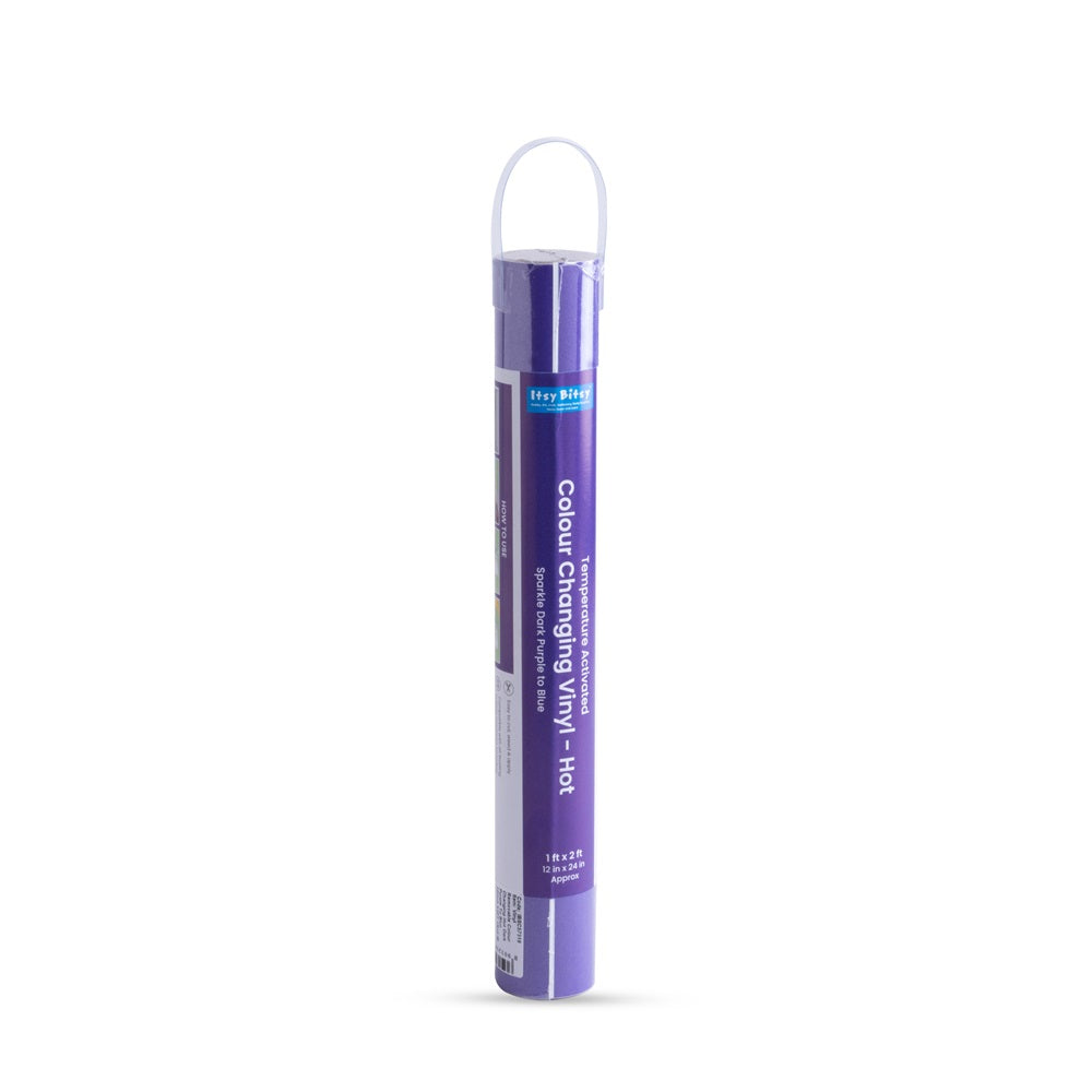Vinyl Colour Changing Hot Dark Purple To Blue 12Inch X 2ft Roll
