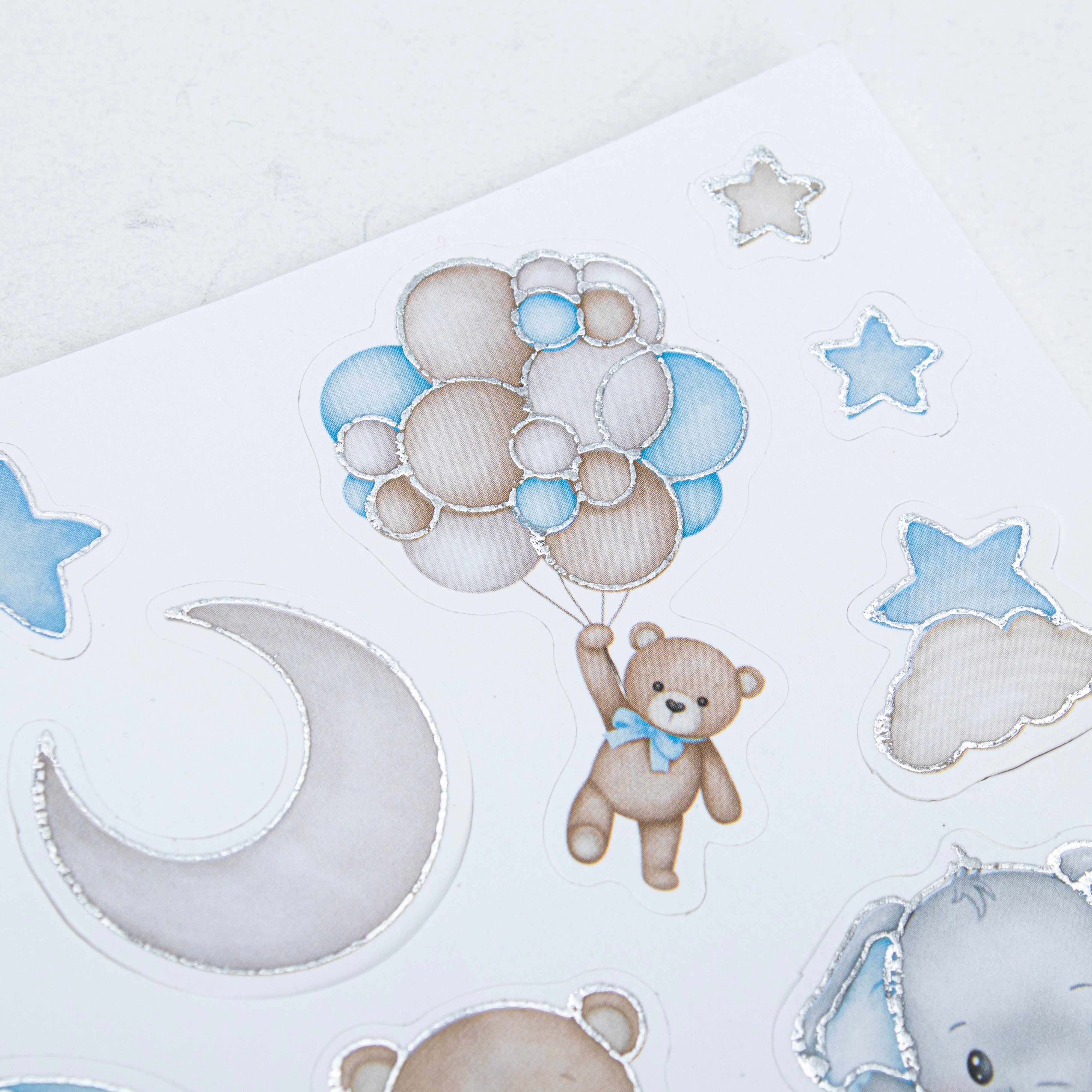 Peel off Foil Sticker Flutter Beauty Approx 12.20 X 5.11cm 1 Sheet