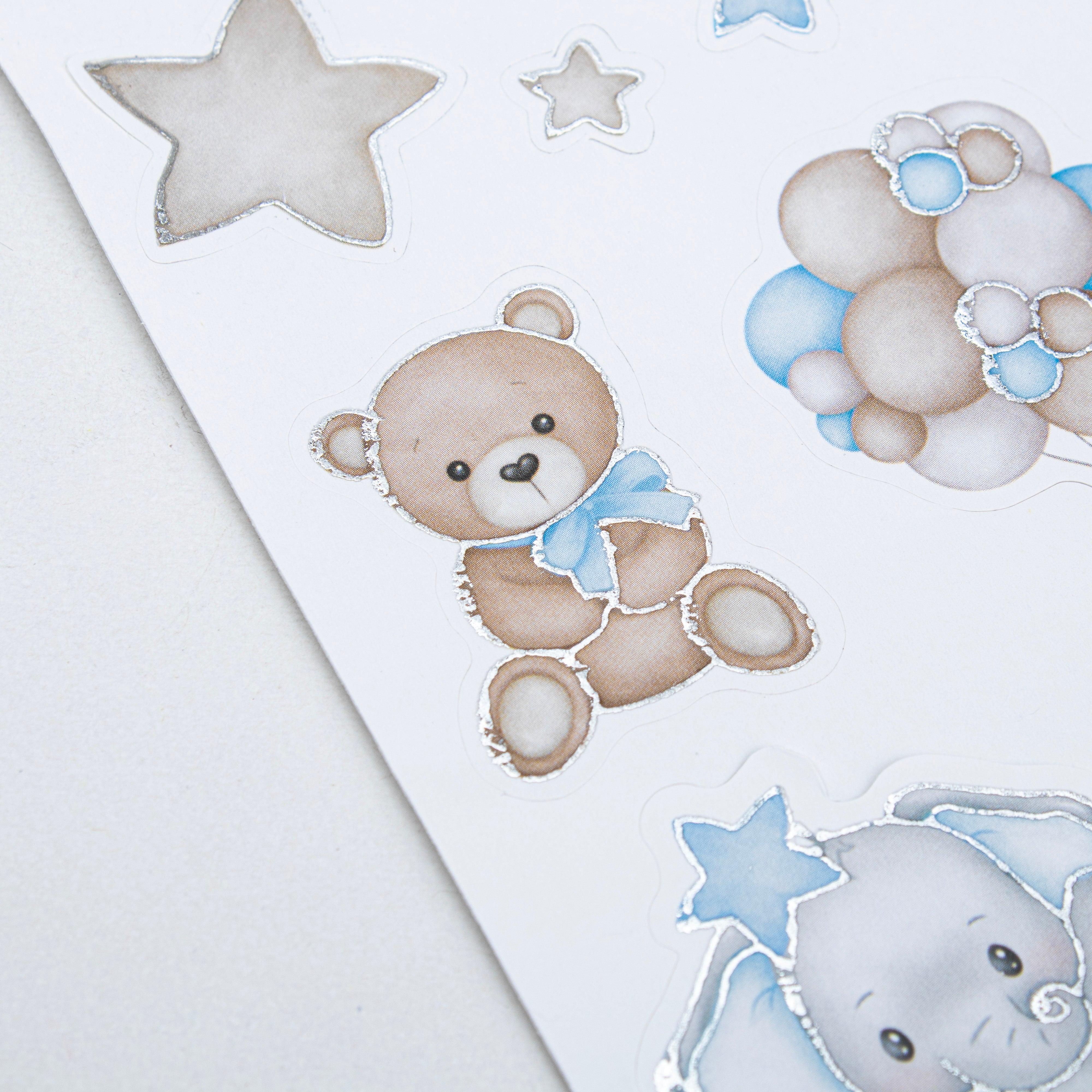 Peel off Foil Sticker Flutter Beauty Approx 12.20 X 5.11cm 1 Sheet