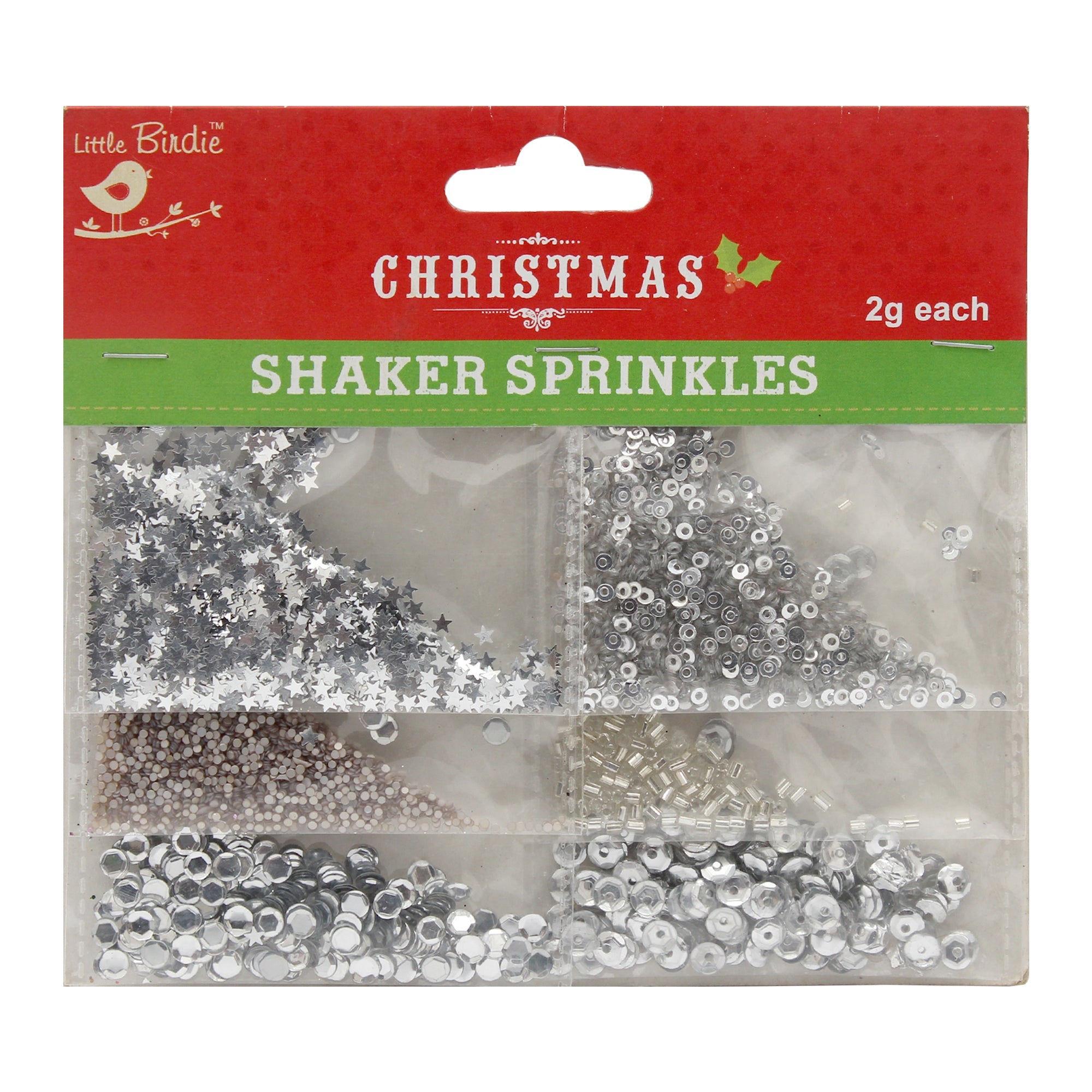Shaker Sprinkles Silver 12Grms