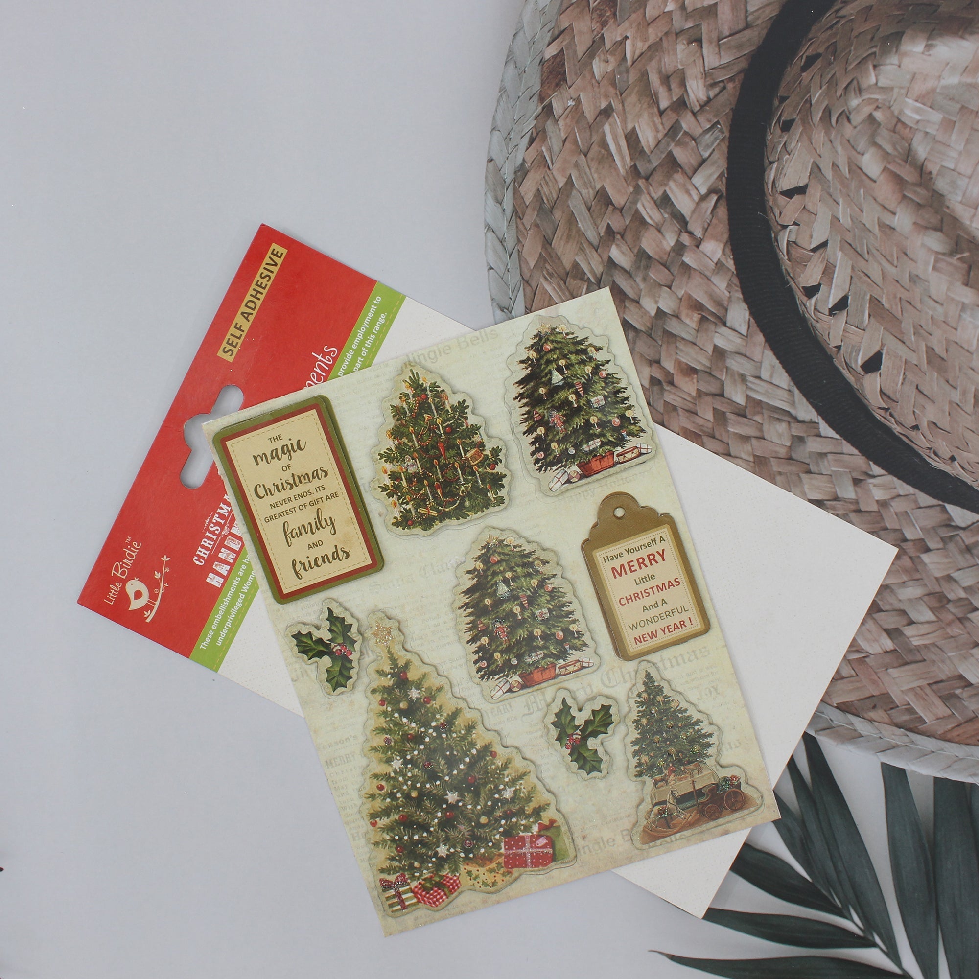 Christmas  Vintage - Trees 9pcs