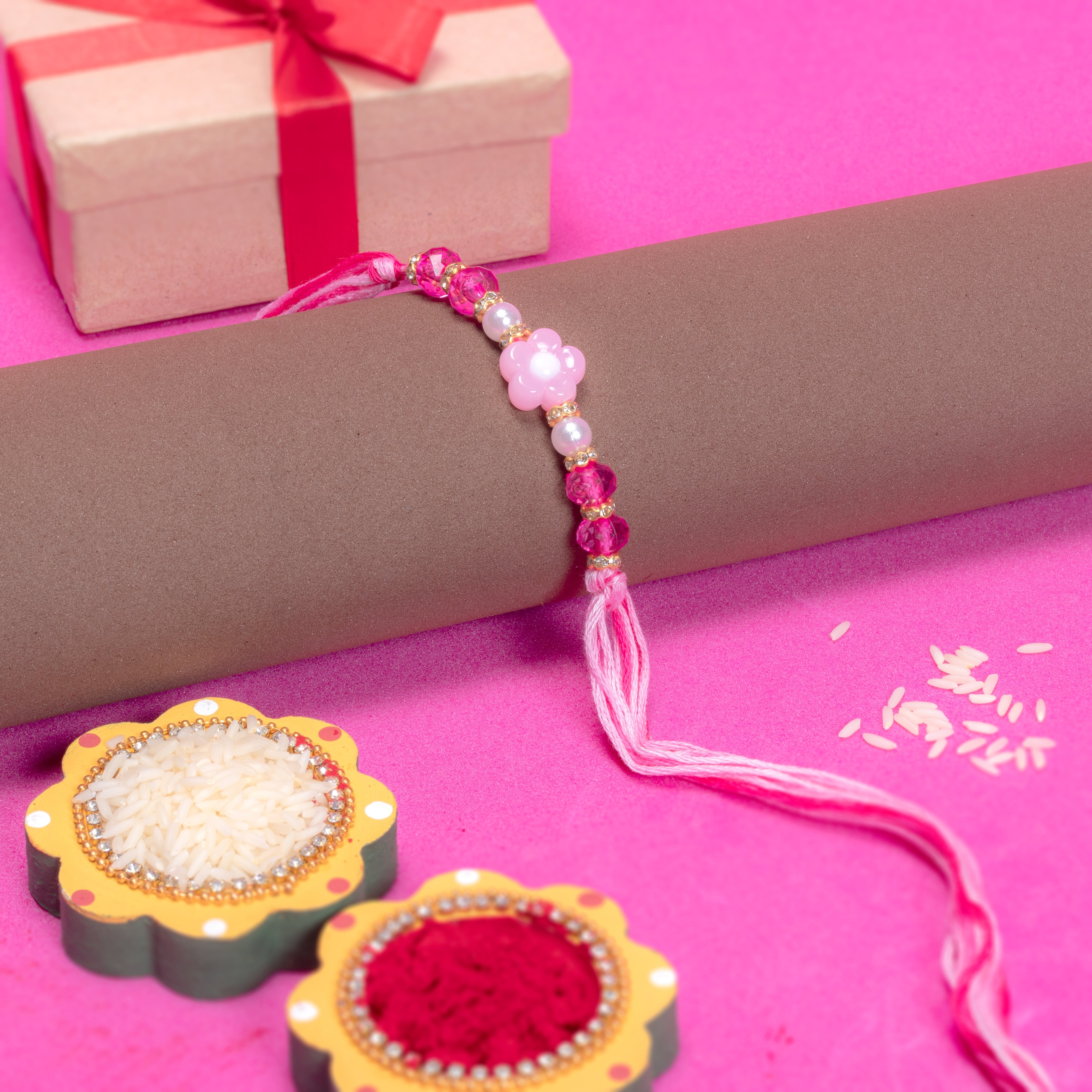 Handmade Rakhi - Floral Cheer 1pc