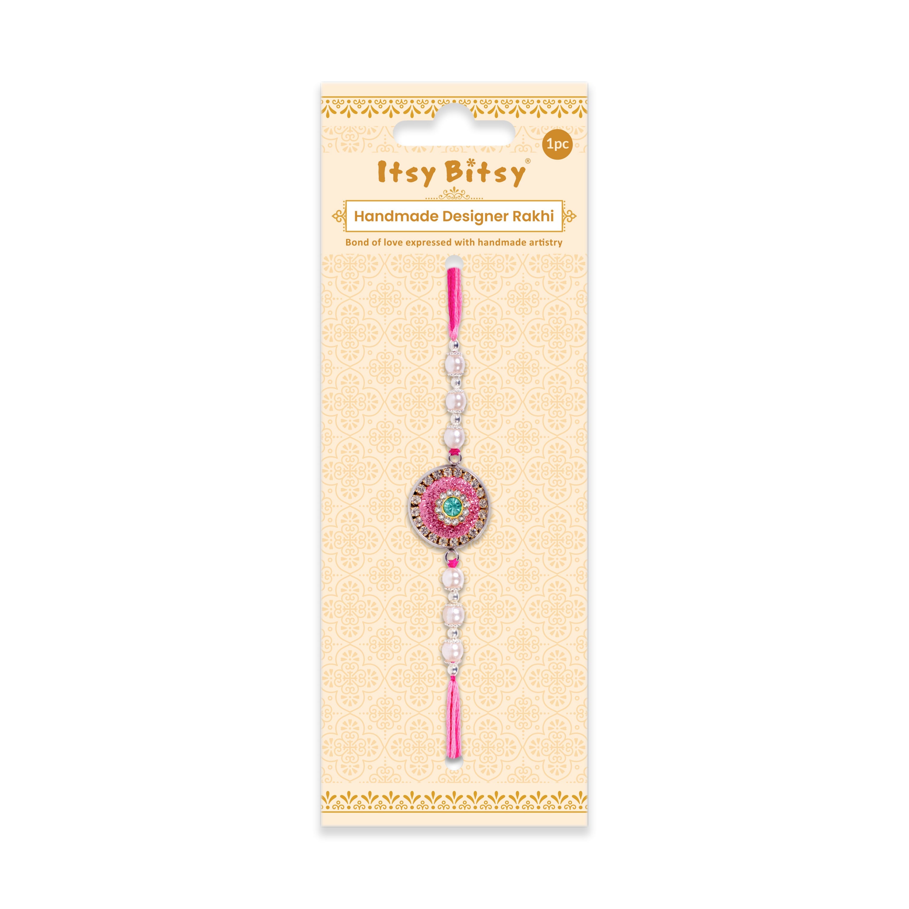 Handmade Rakhi - Pearl Glint 1pc