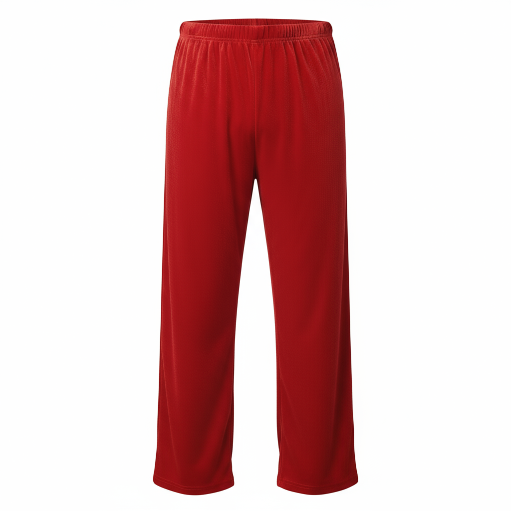 Christmas Dress -Up Velvet Suit Unisex Adult Red (5 Pieces - Coat, pant, hat, beard, belt) 1 Set