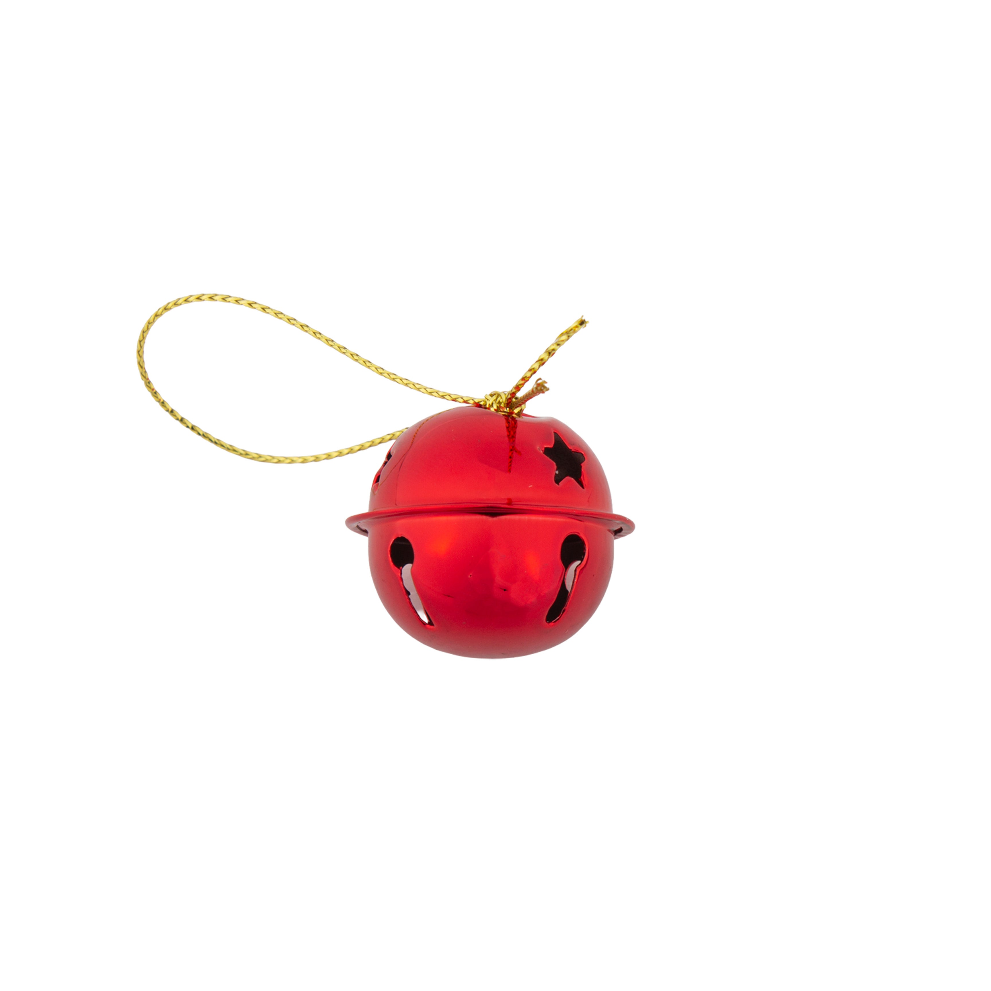 Christmas Hanging Metal Bells 9pc