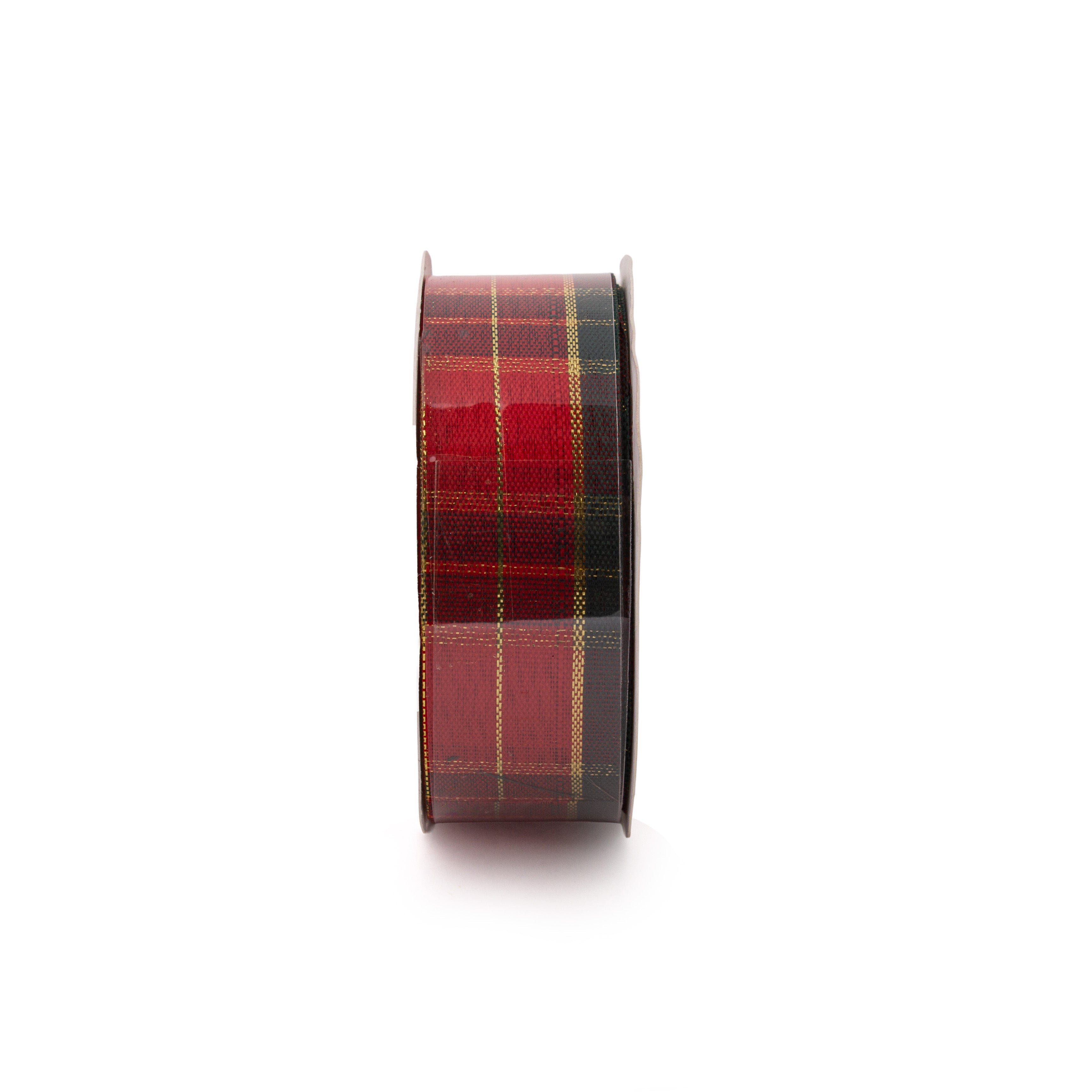 Christmas Tartan Ribbon 2.5cm X 2.7mtr 1pc