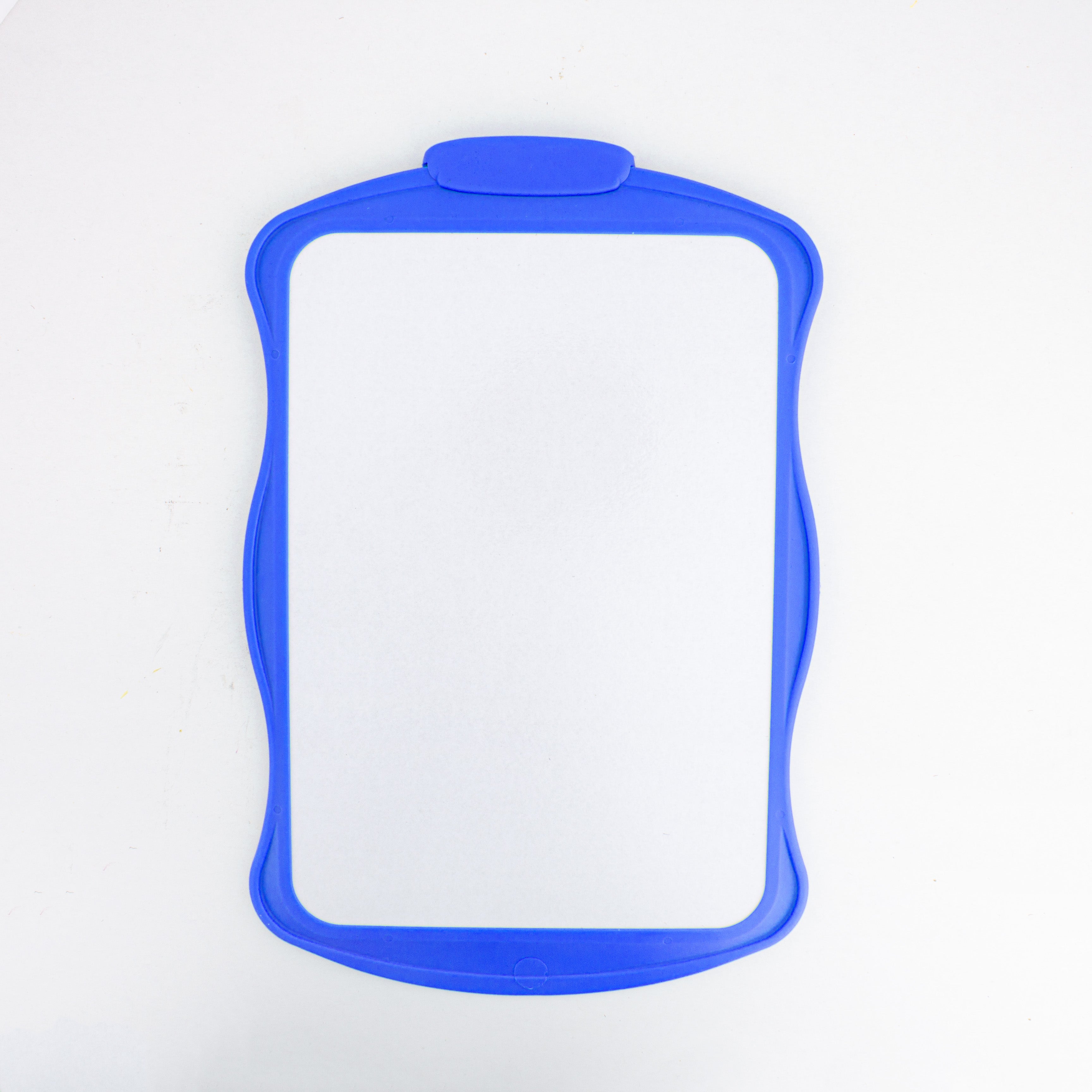 Erasable White Slate Both Side Use with Brush & Felt Pen Blue 18 X 28cm 1pc