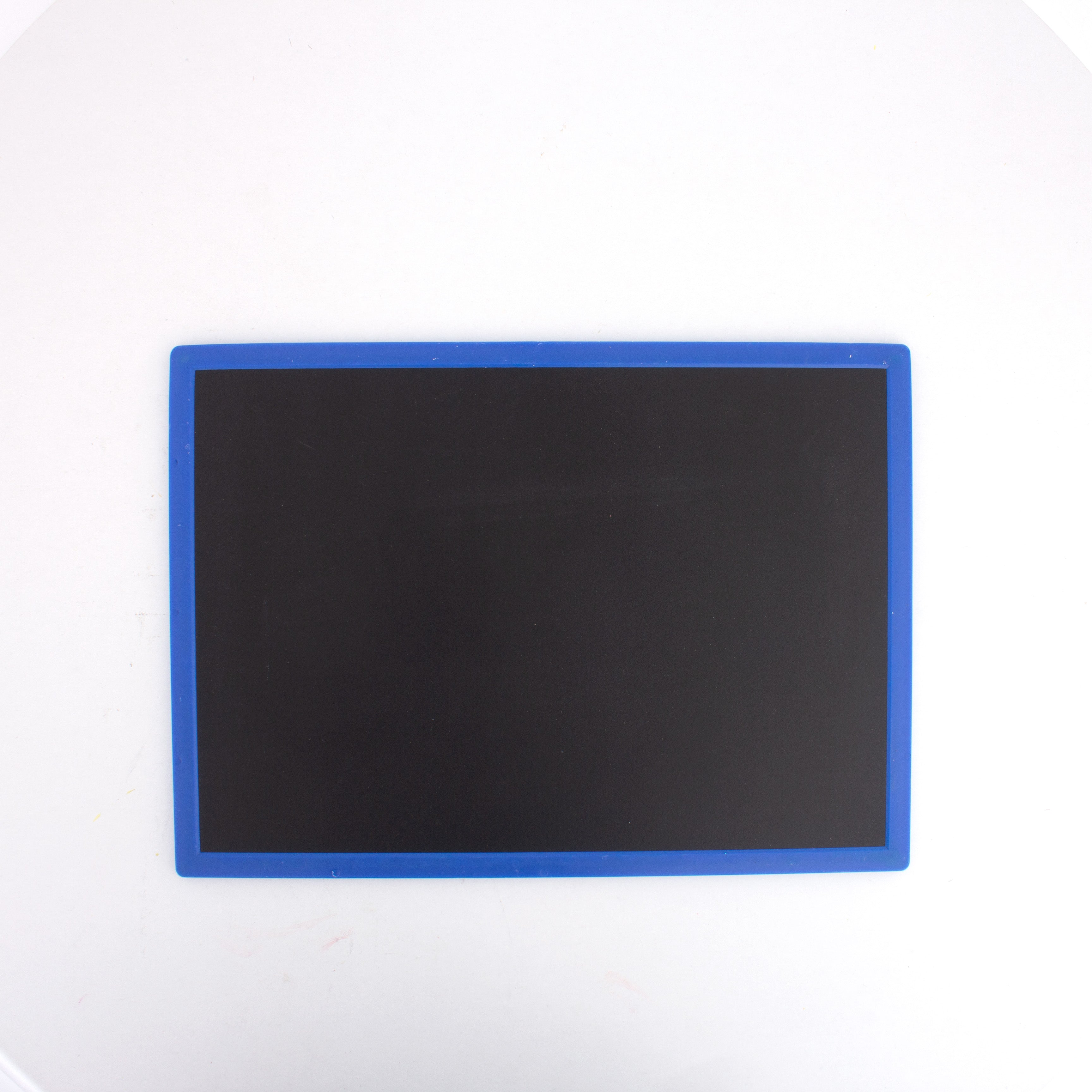 Double Side Black Board Slate Plain & Number Grid Blue 18 X 25cm 1pc