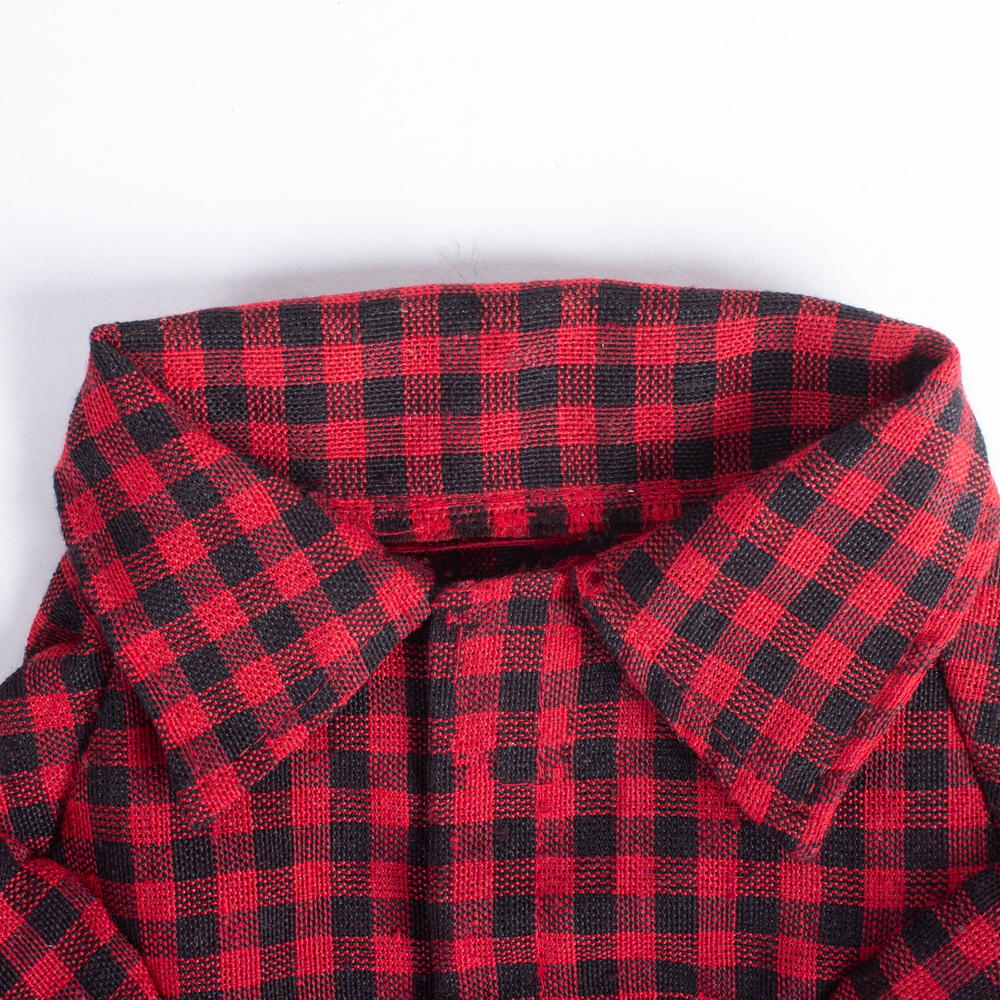 Cotton Dog Shirt Black & Red Gingham Big 15 To 20kg 1pc