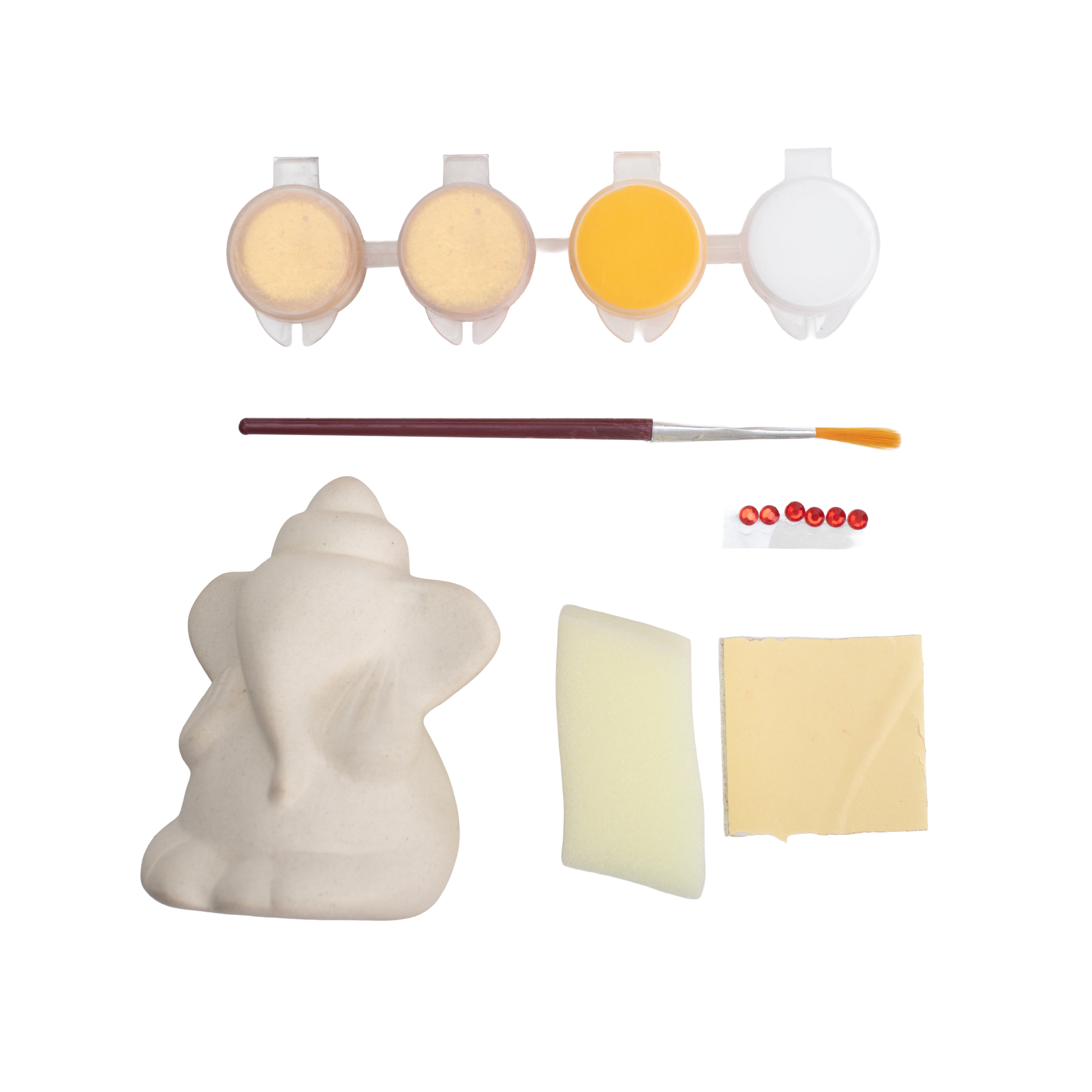 DIY Paint Your Mini Ganesha Decor Kit 5 X 8cm 1 BOX