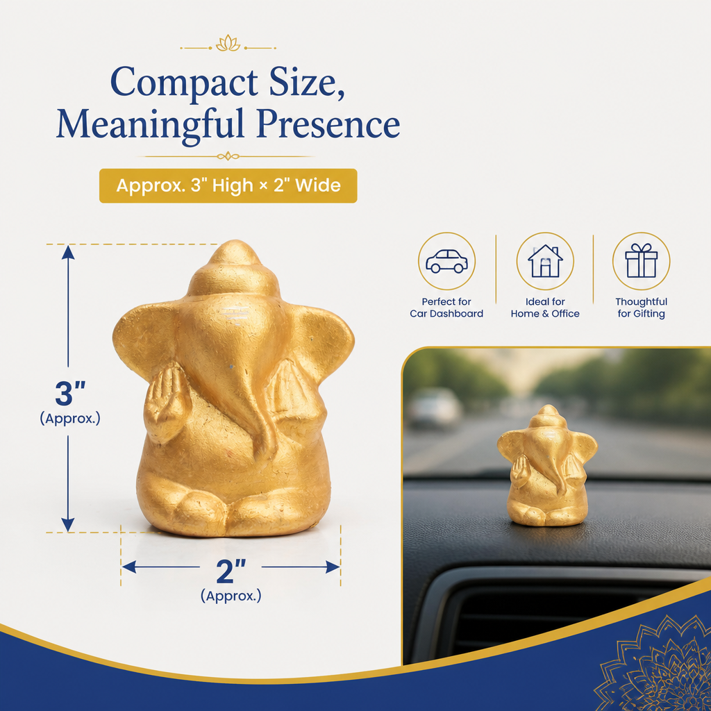 DIY Paint Your Mini Ganesha Decor Kit 5 X 8cm 1 BOX