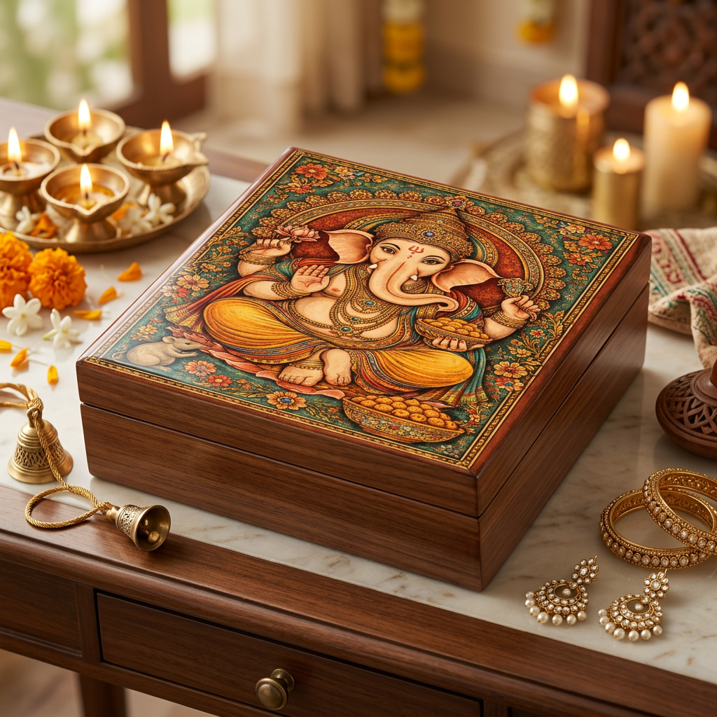Filament Decoupage Paper Ganesha's Grace 2Designs 60GSM A4 2Sheets