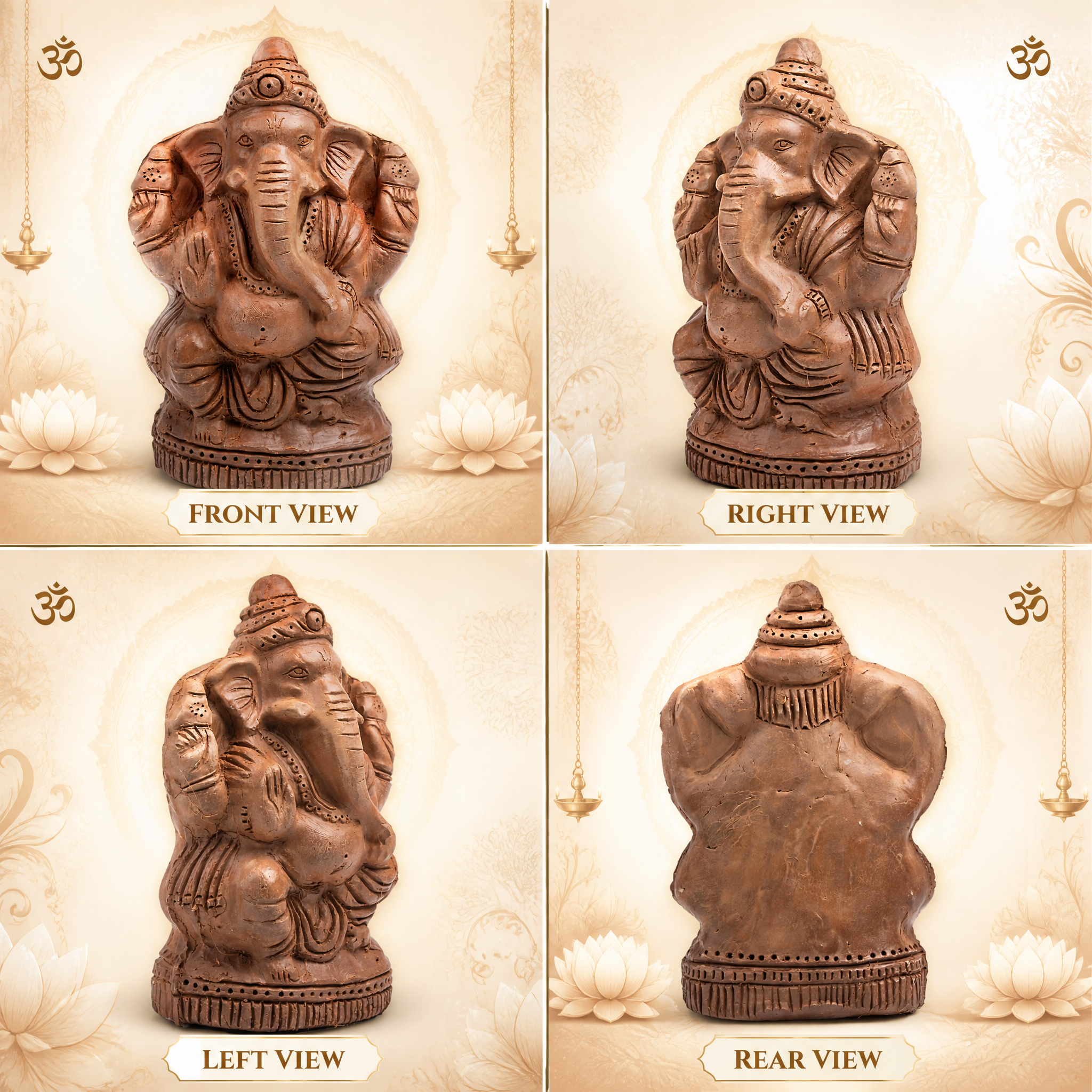 DIY Create Your Own 3D Ganesha Kit Approx 6 X 9inch 1BOX