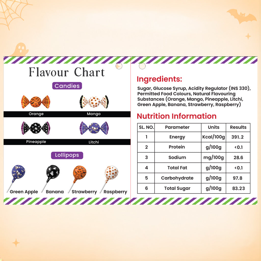 Assorted Candy Pouch Happy Halloween 225gm