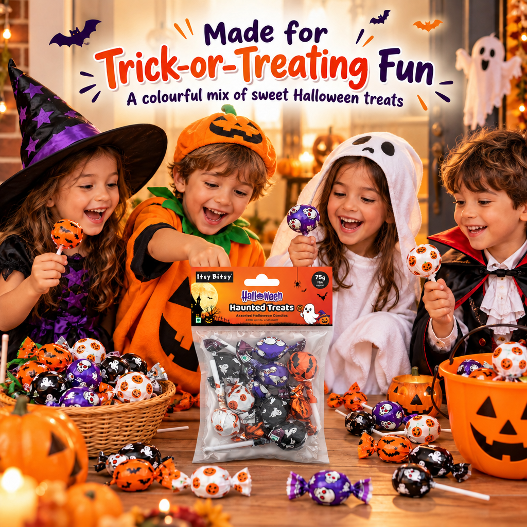 Assorted Candy Pouch Haunted Treats 75gm