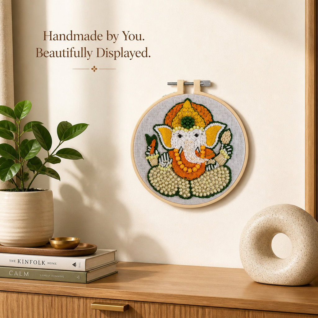 DIY Embroidery Decor Kit Ganesha 1 BOX