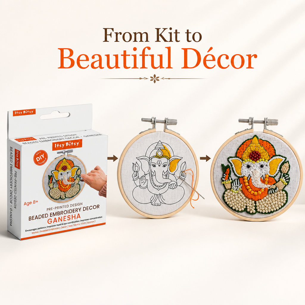 DIY Embroidery Decor Kit Ganesha 1 BOX