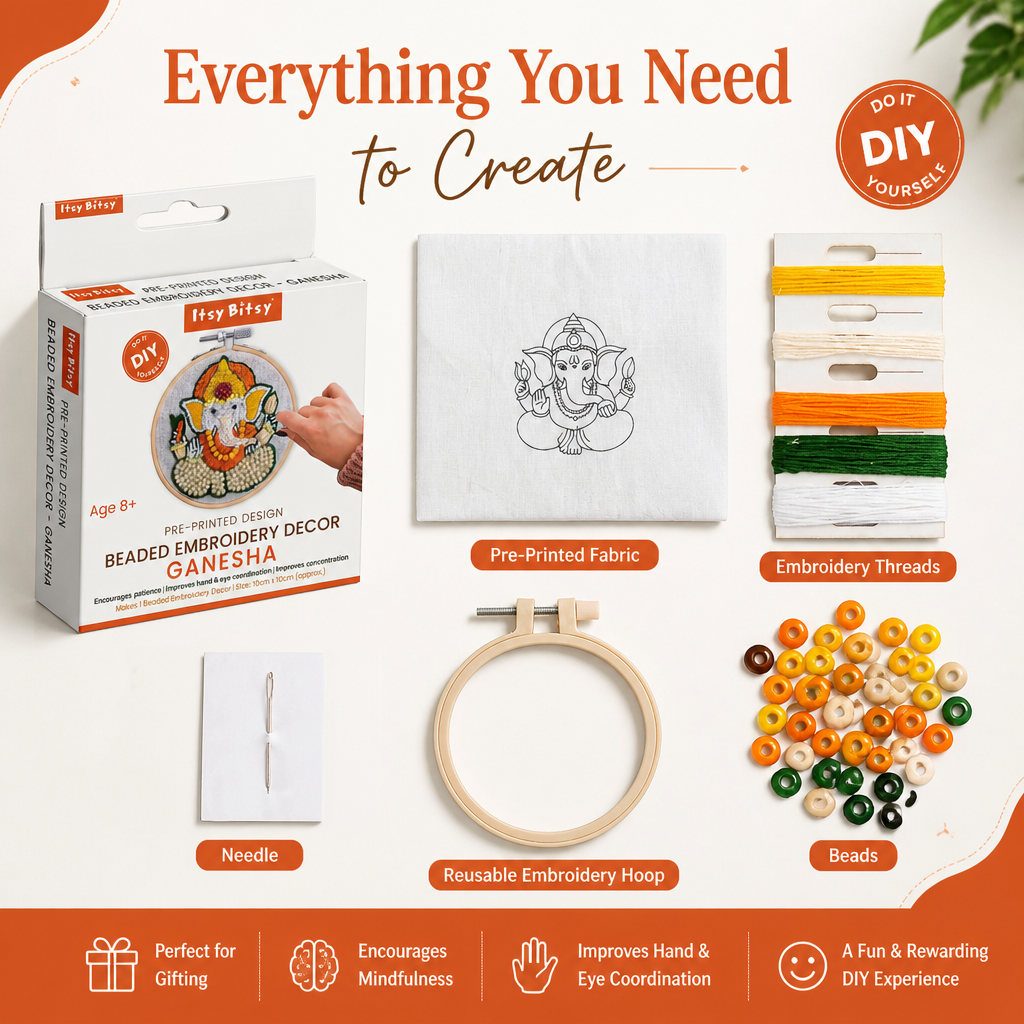 DIY Embroidery Decor Kit Ganesha 1 BOX