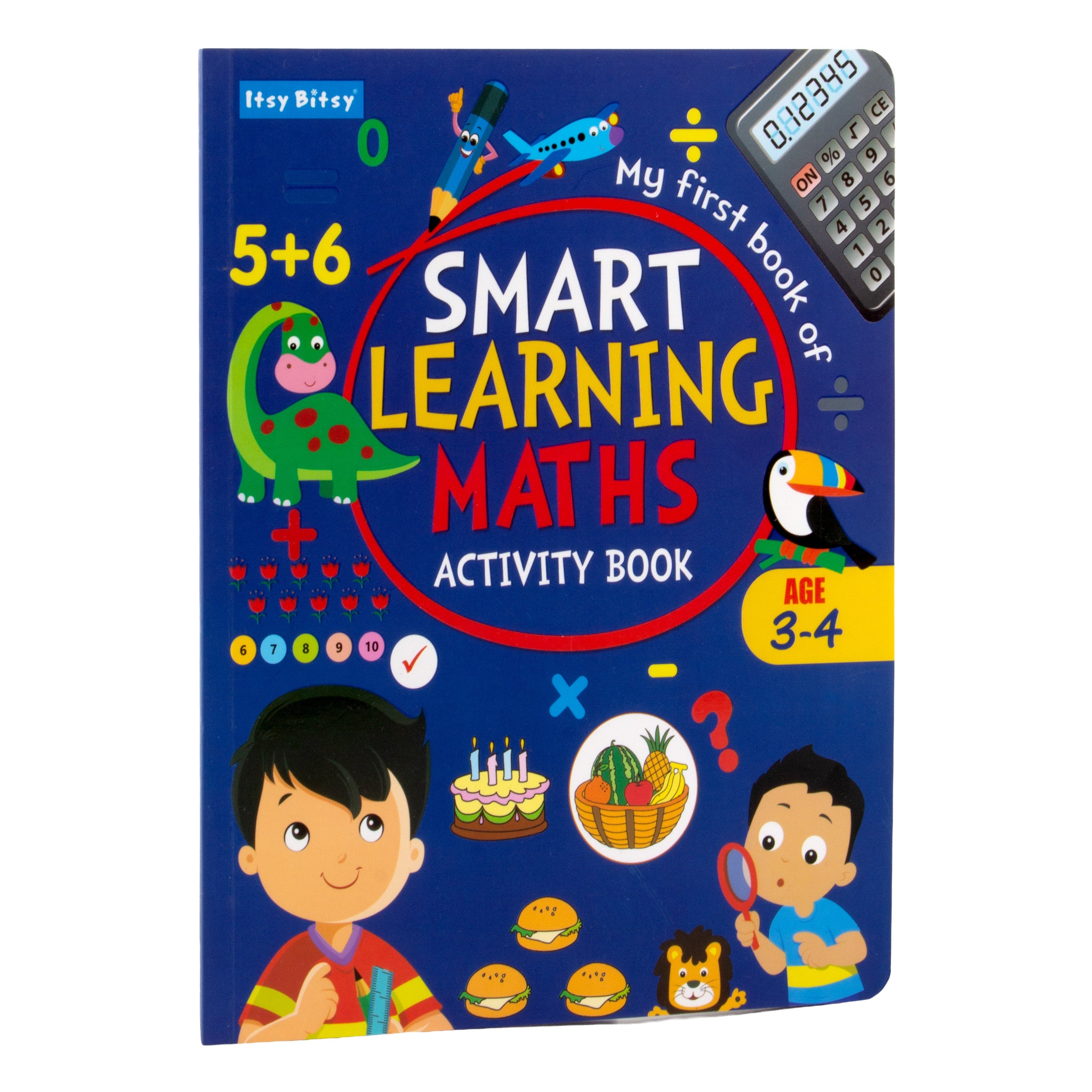 My First Smart Learning Activity Book Maths (3-4 Years) L21.5 x W28cm 64pages 1Book