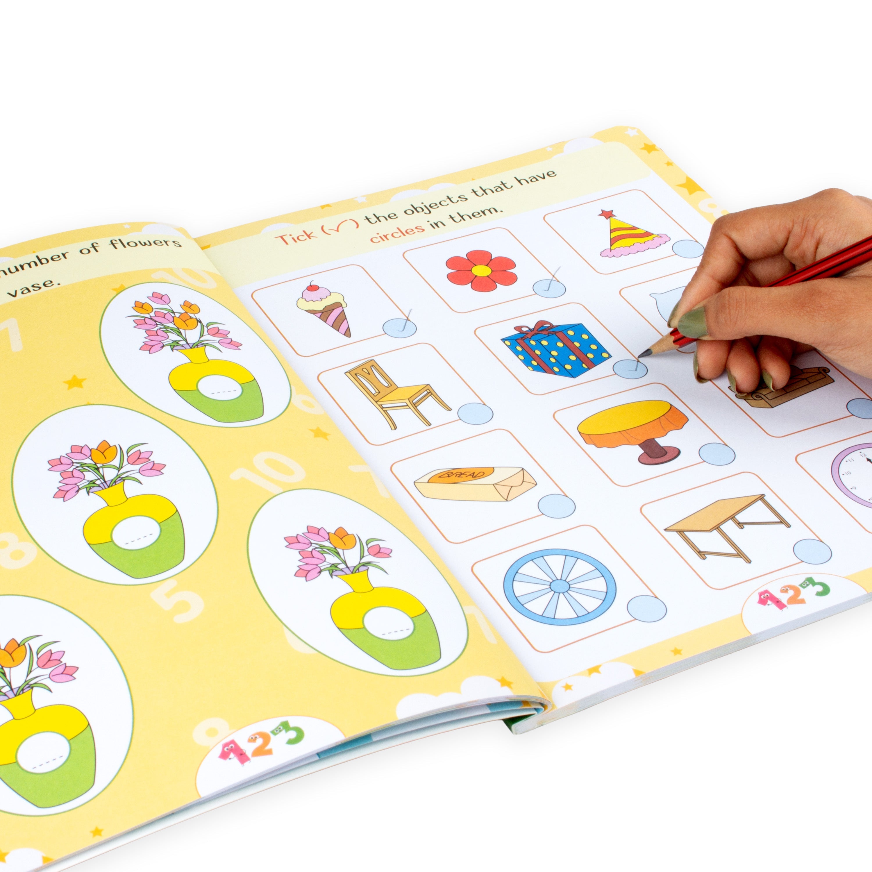 My First Smart Learning Activity Book Maths (4-5 Years) L21.5 x W28cm 64pages 1Book