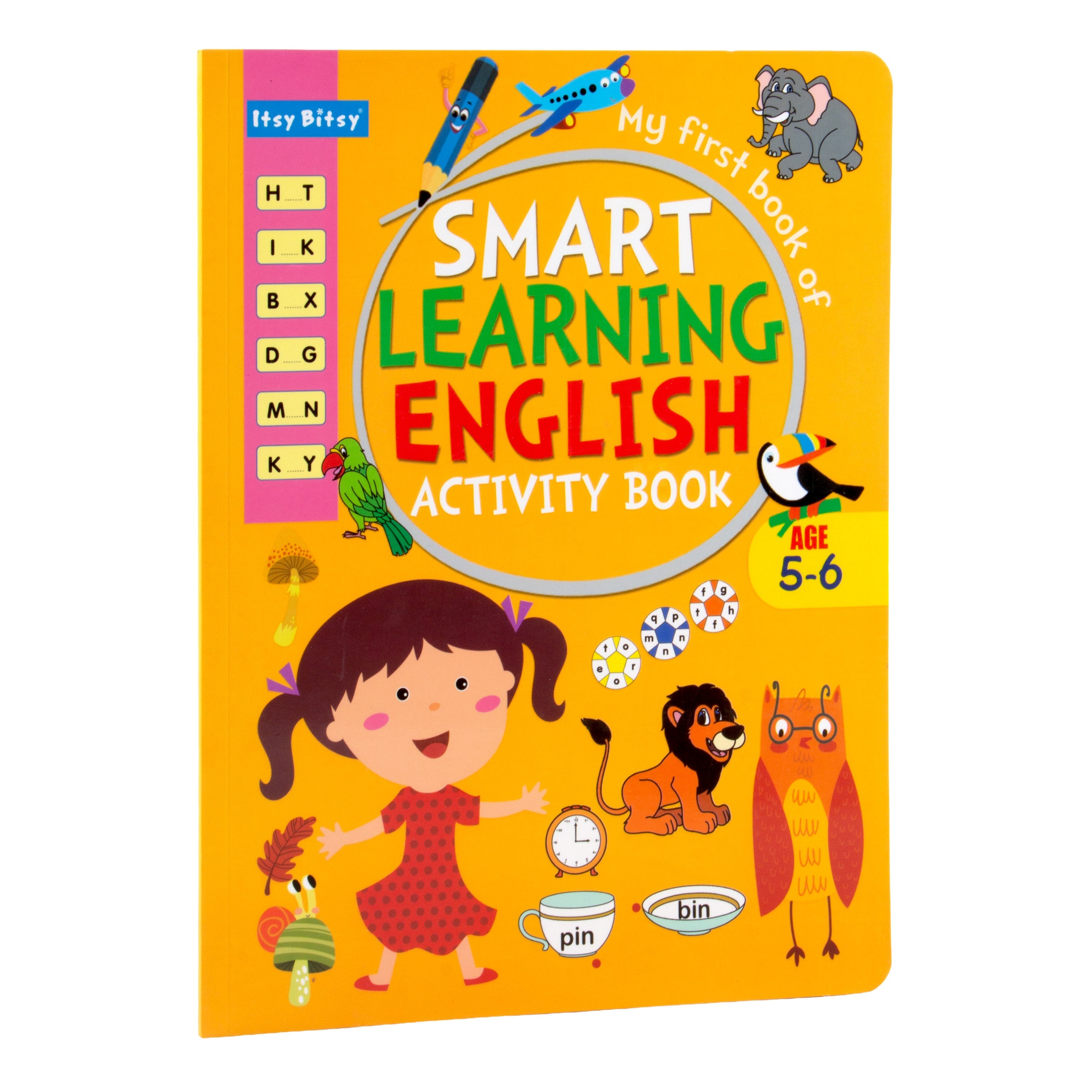 My First Smart Learning Activity Book English (5-6 Years) L21.5 x W28cm 64pages 1Book