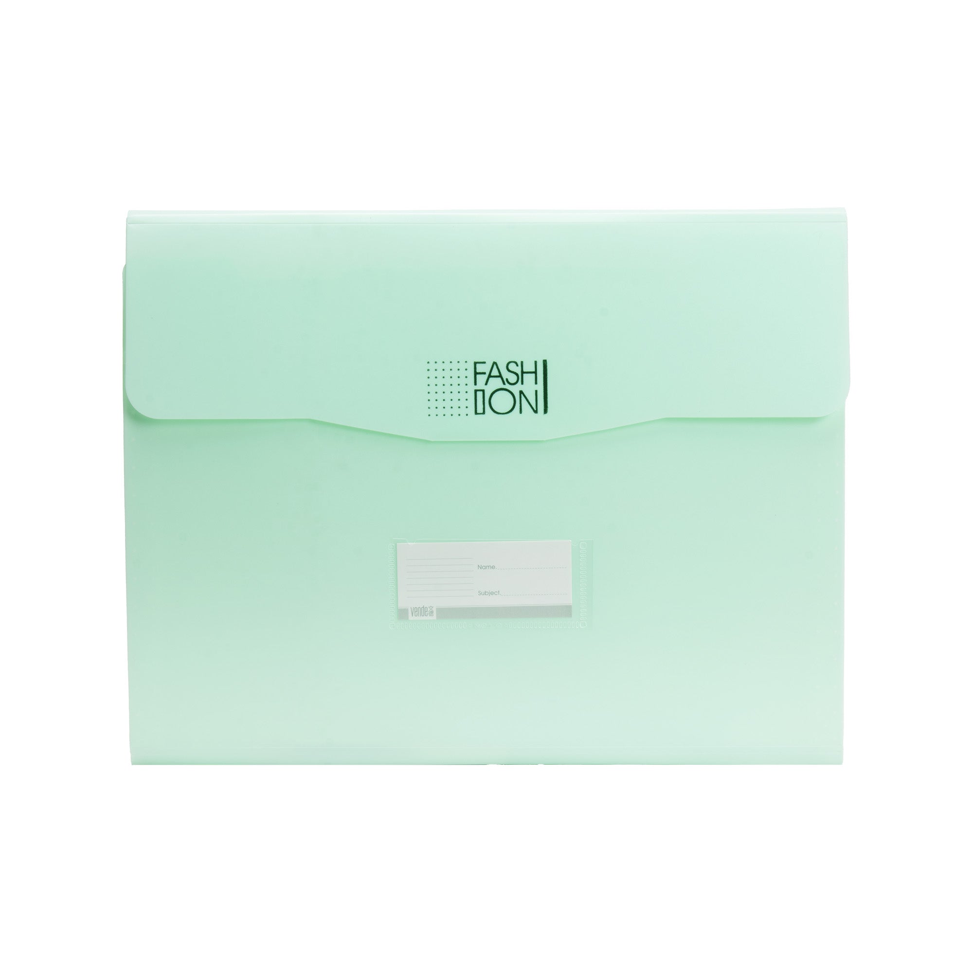 File Organizer Folder 5 Divider Flap Closure Teal A4 1pc
