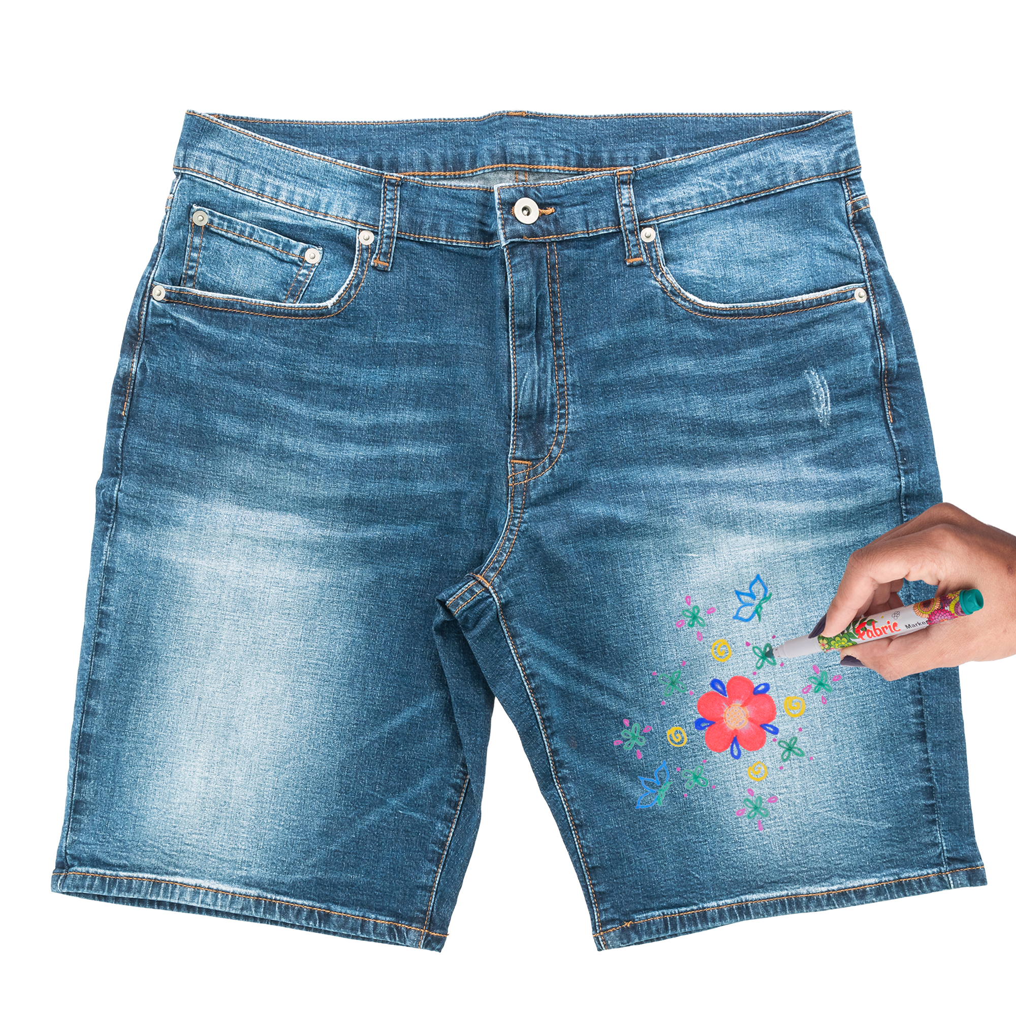 Textile Marker Multicolour 8pcs Box
