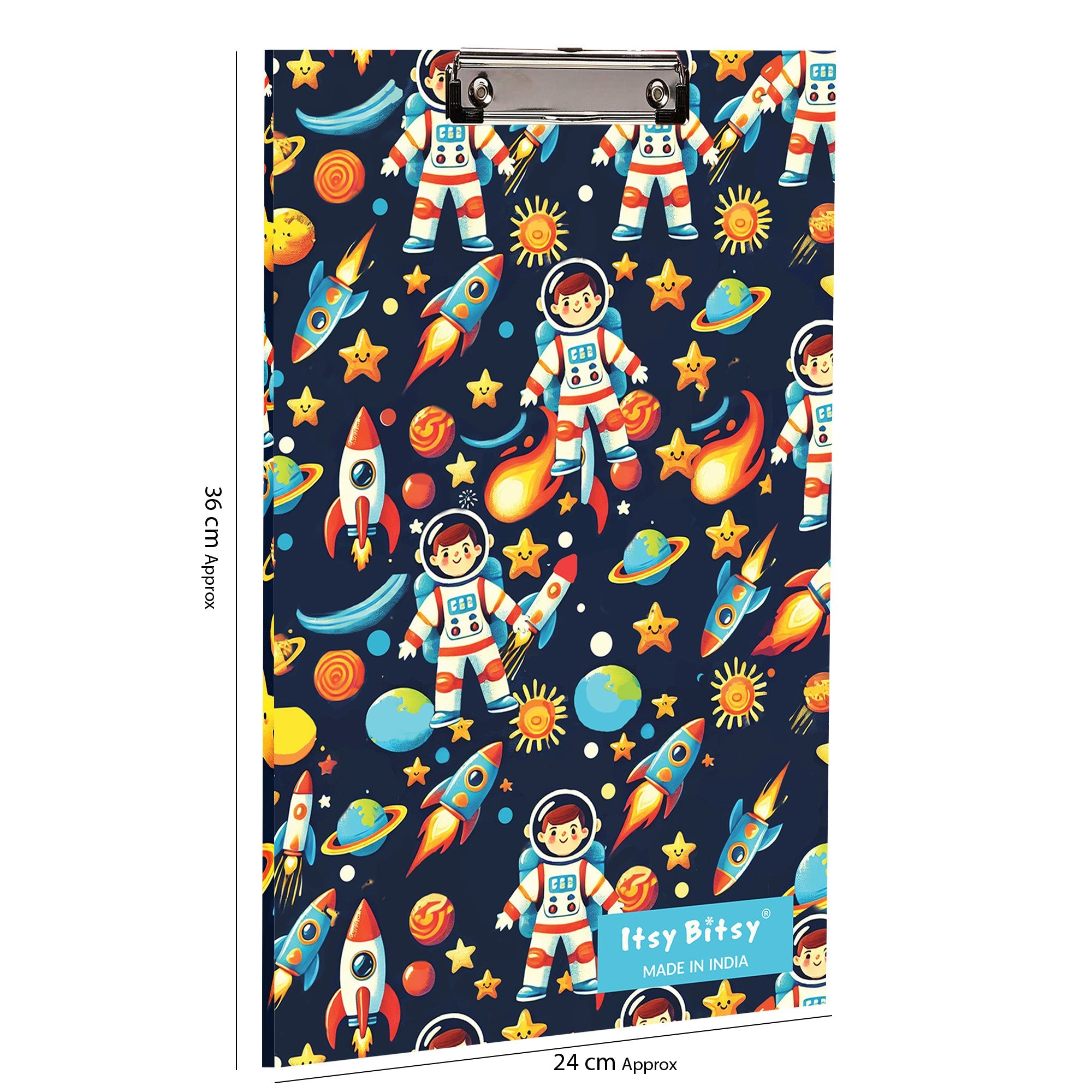 MDF Clipboard Space Adventure L 8.66 X W 12.59 in 5.5mm Thick 1pc