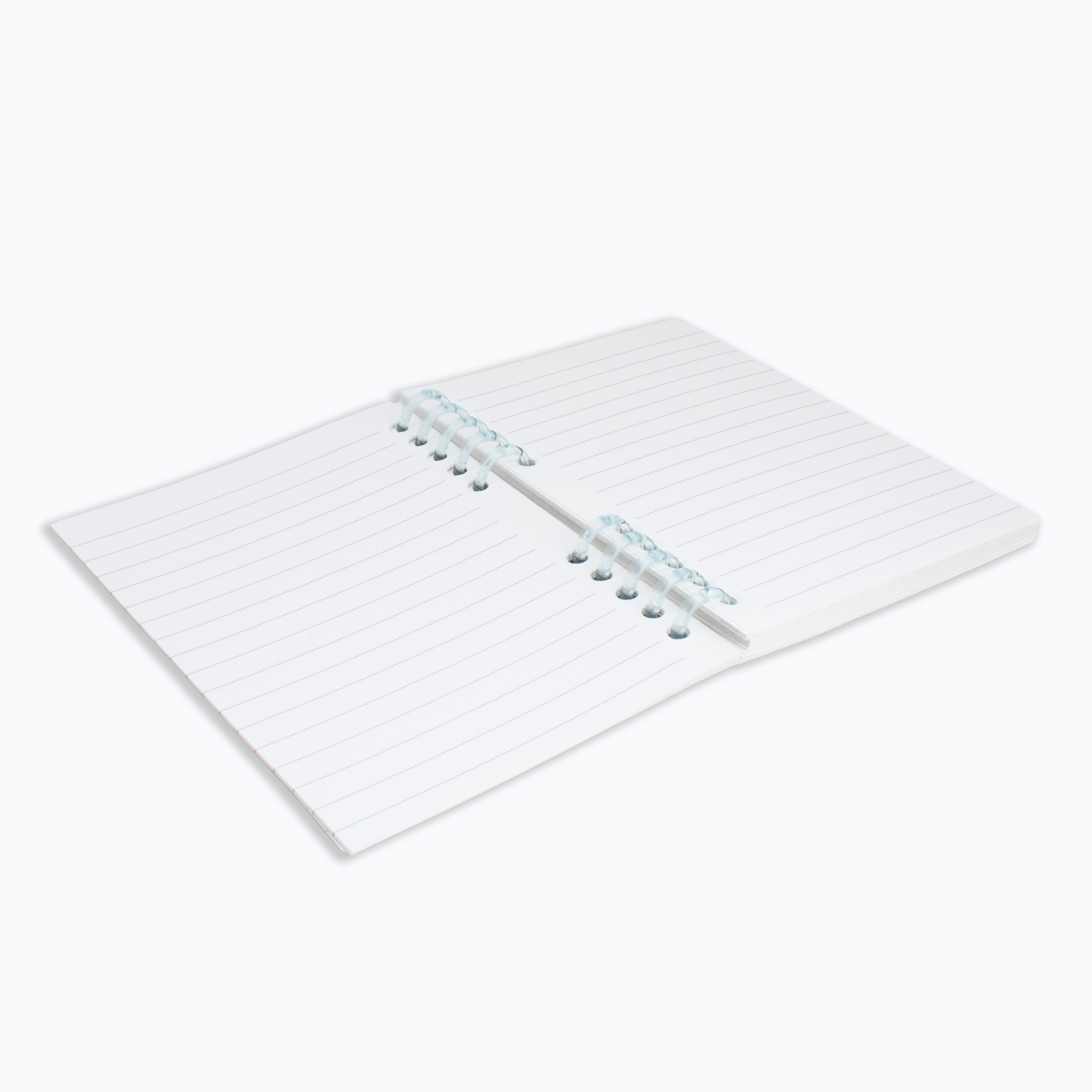Spiral Ice Notebook Floral Grid 90gsm A6 100pages