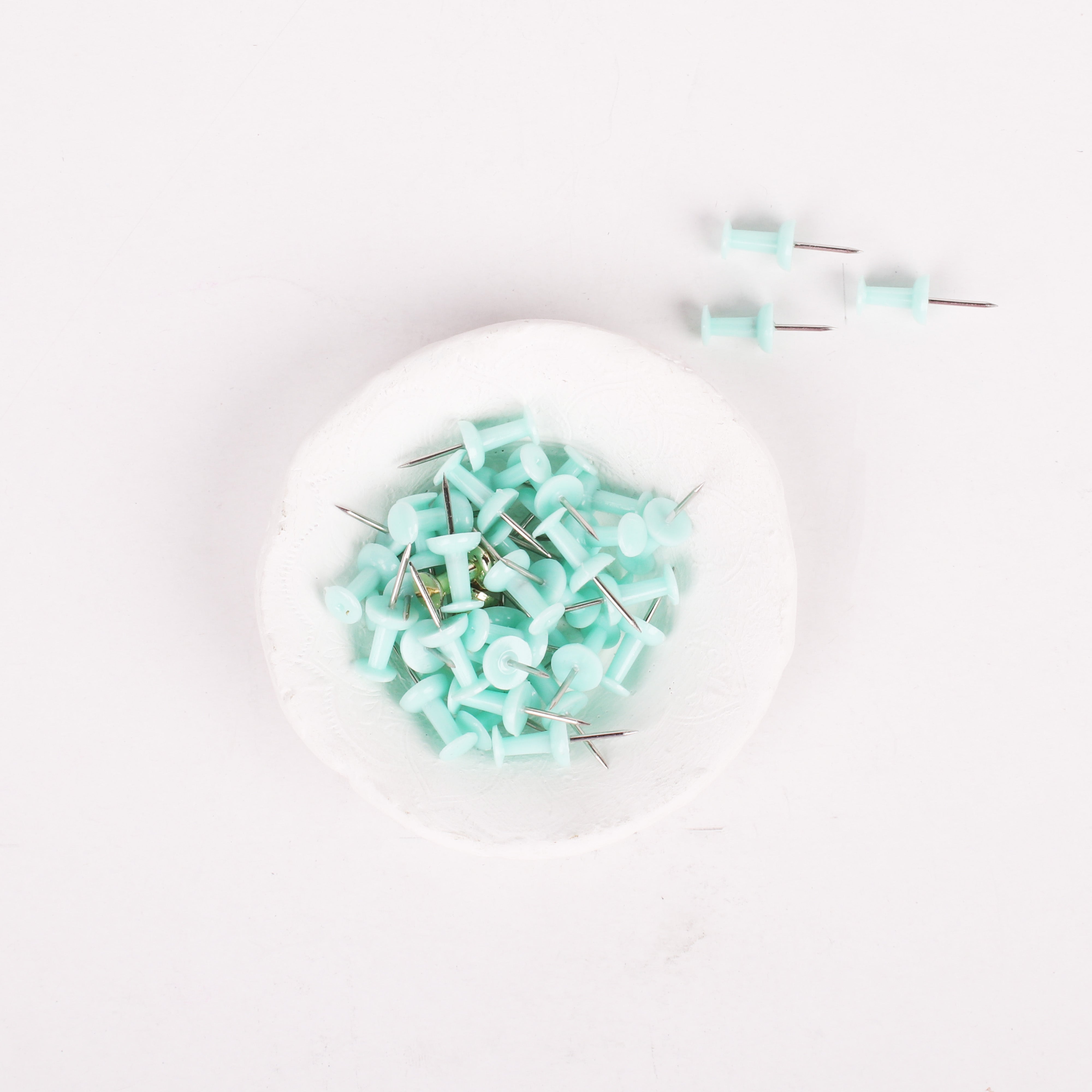 Push Pin Teal 40pc
