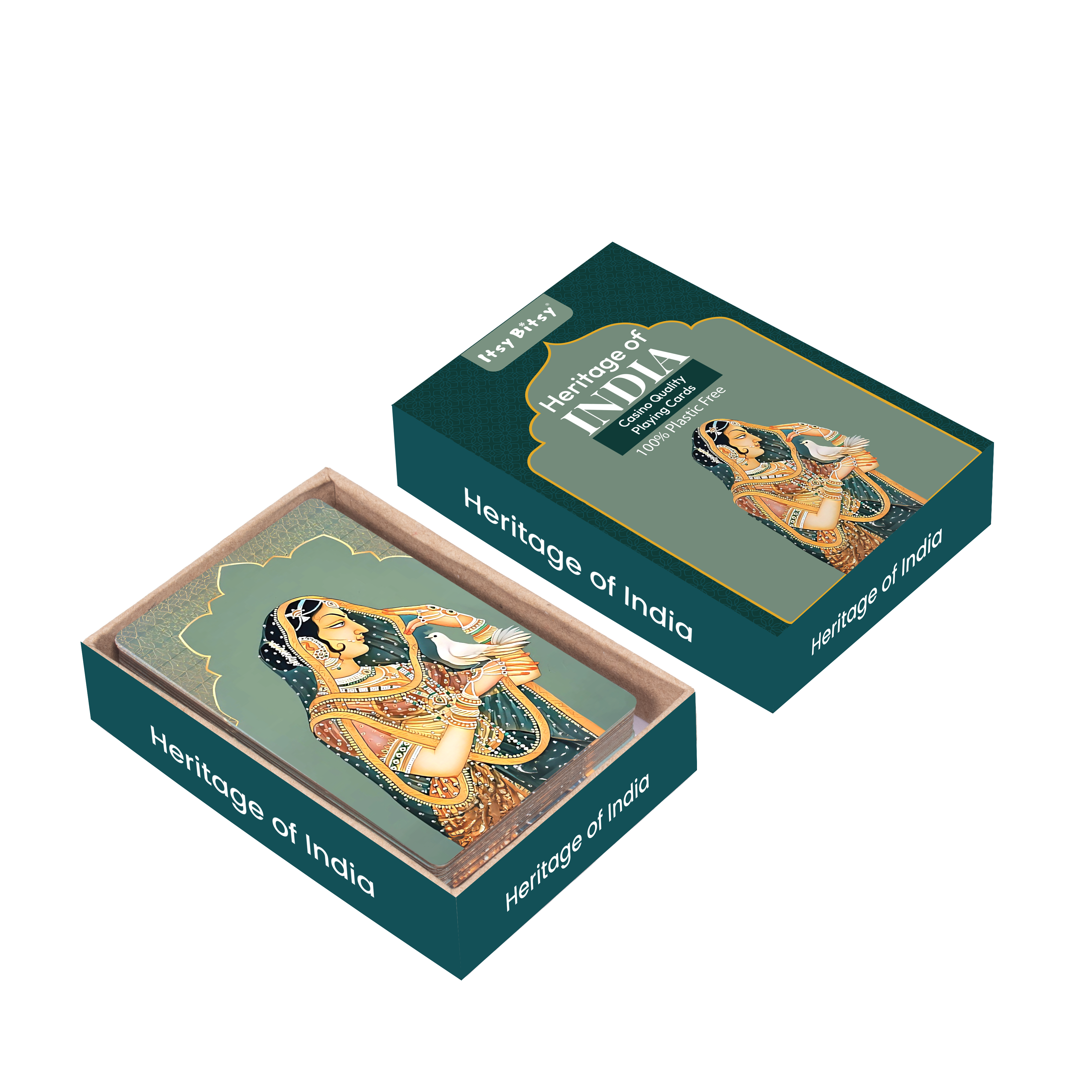 Heritage of India Playing Cards Pack of 3 Timeless Artistry Box