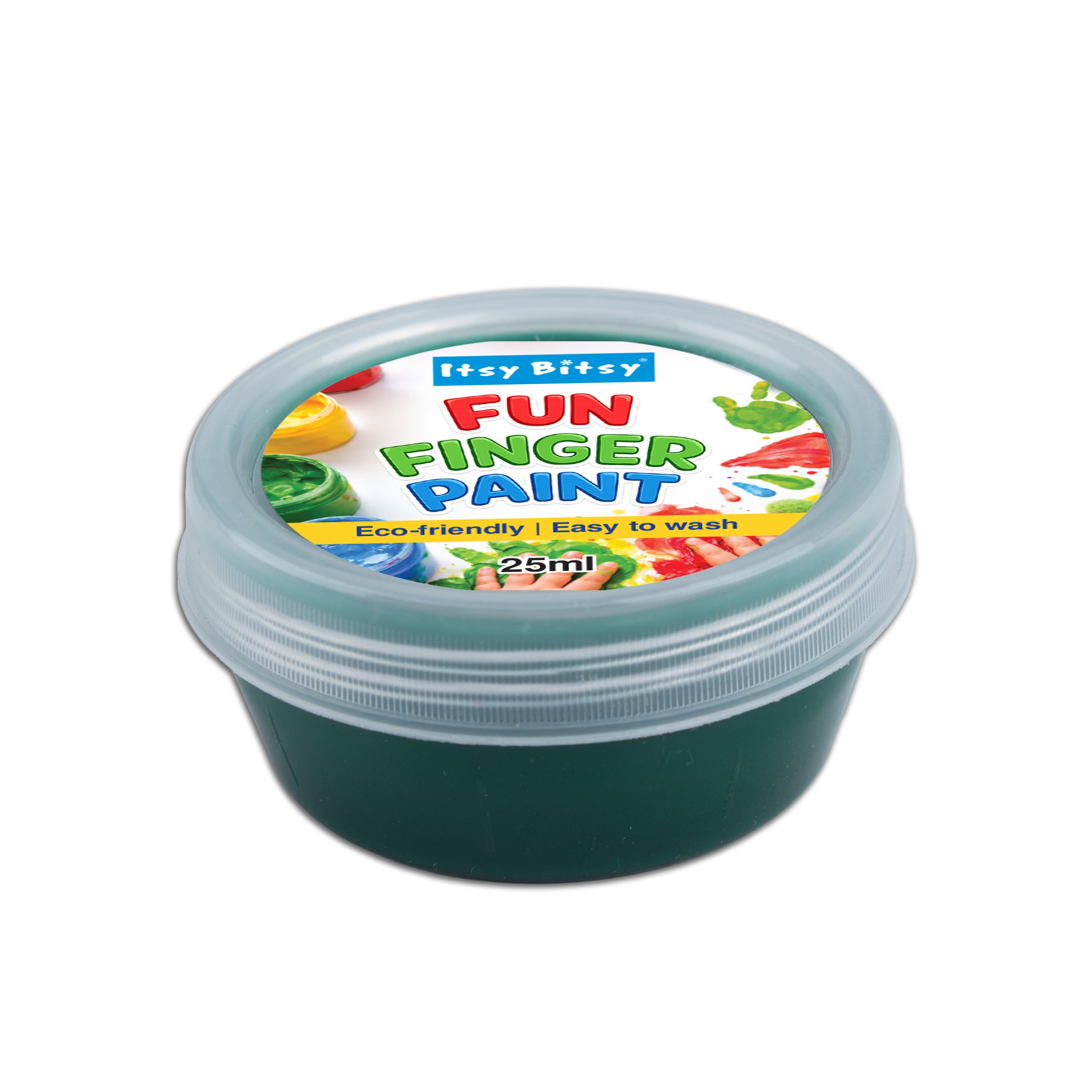 Fun Finger Paint Jade green 25ml Wide Mouth Container