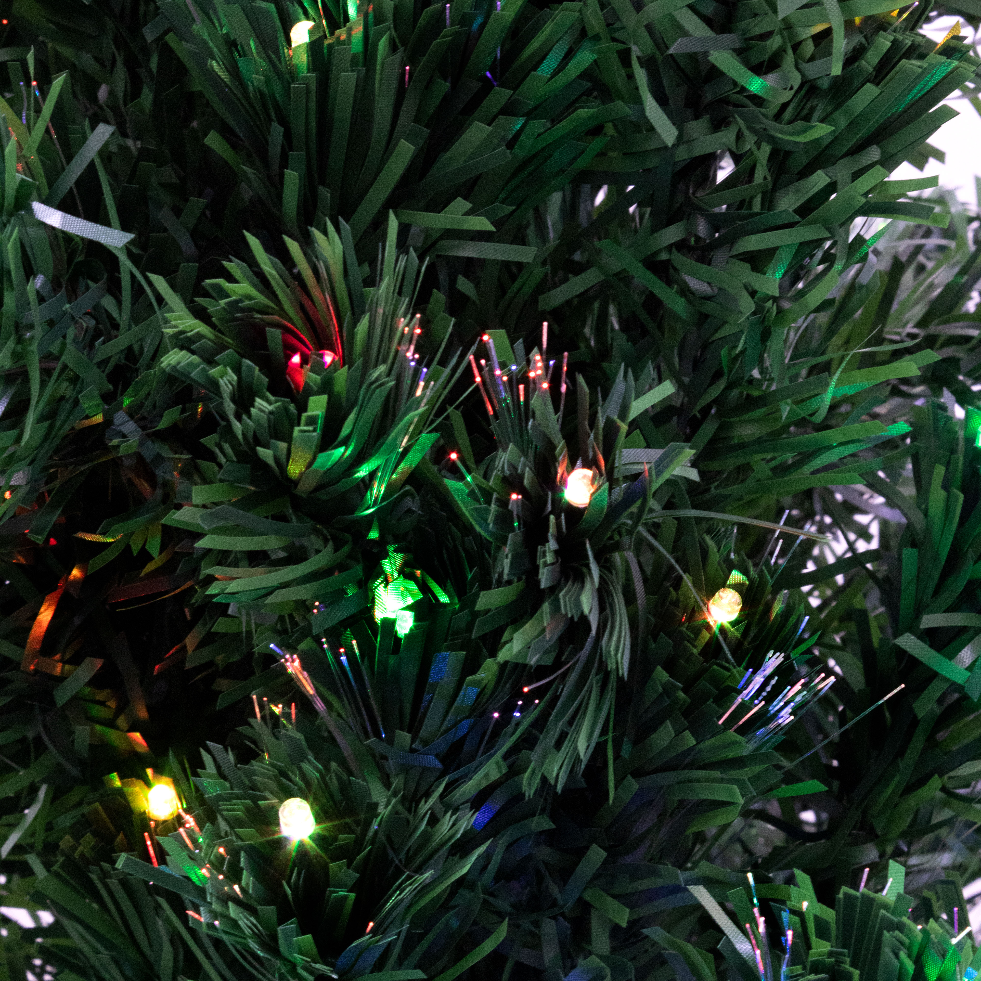 6 Feet - Christmas Fer Tree With Light & Star On Top 180Cm 1Pc  (Ornaments Combo)