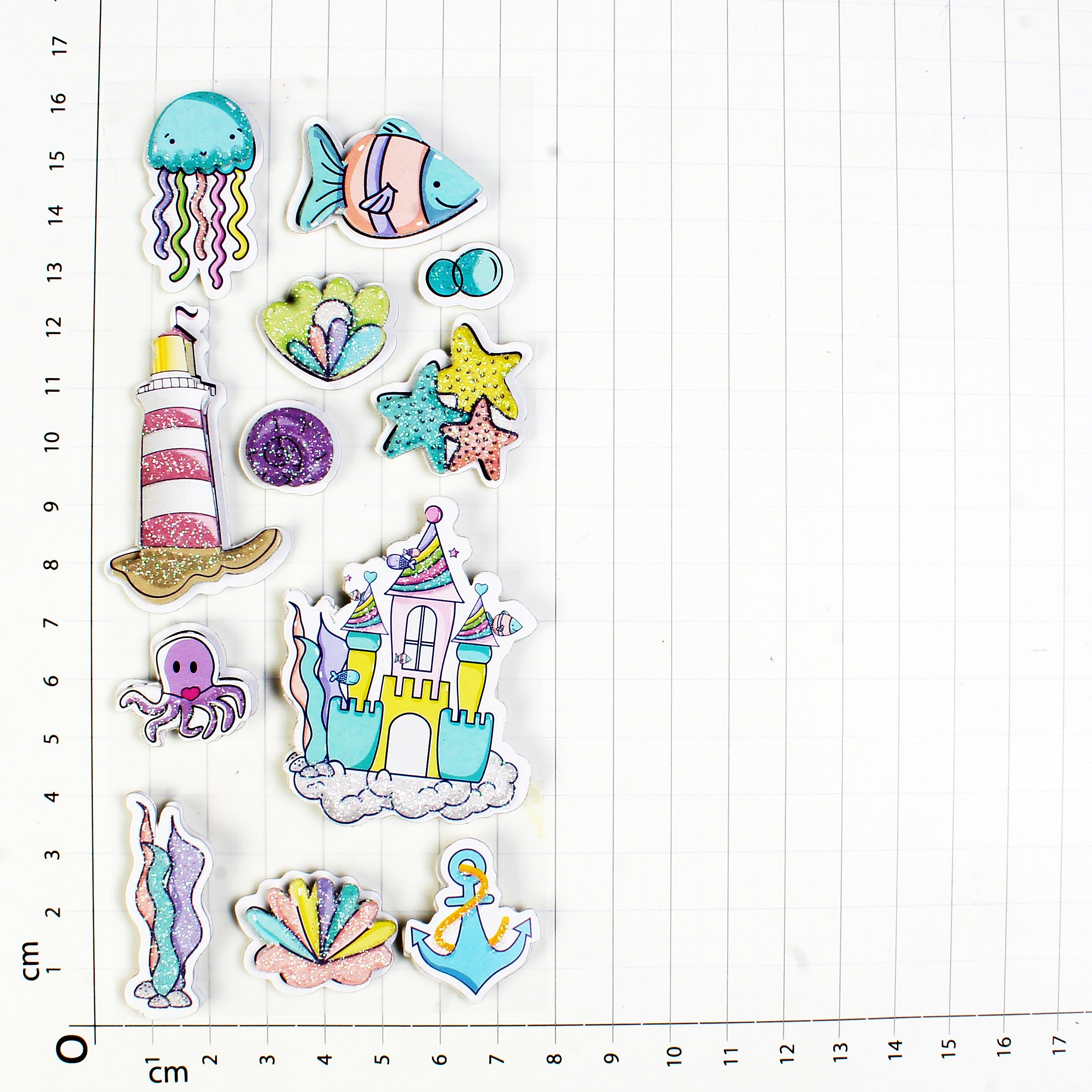 Stickers By the Sea 12pc