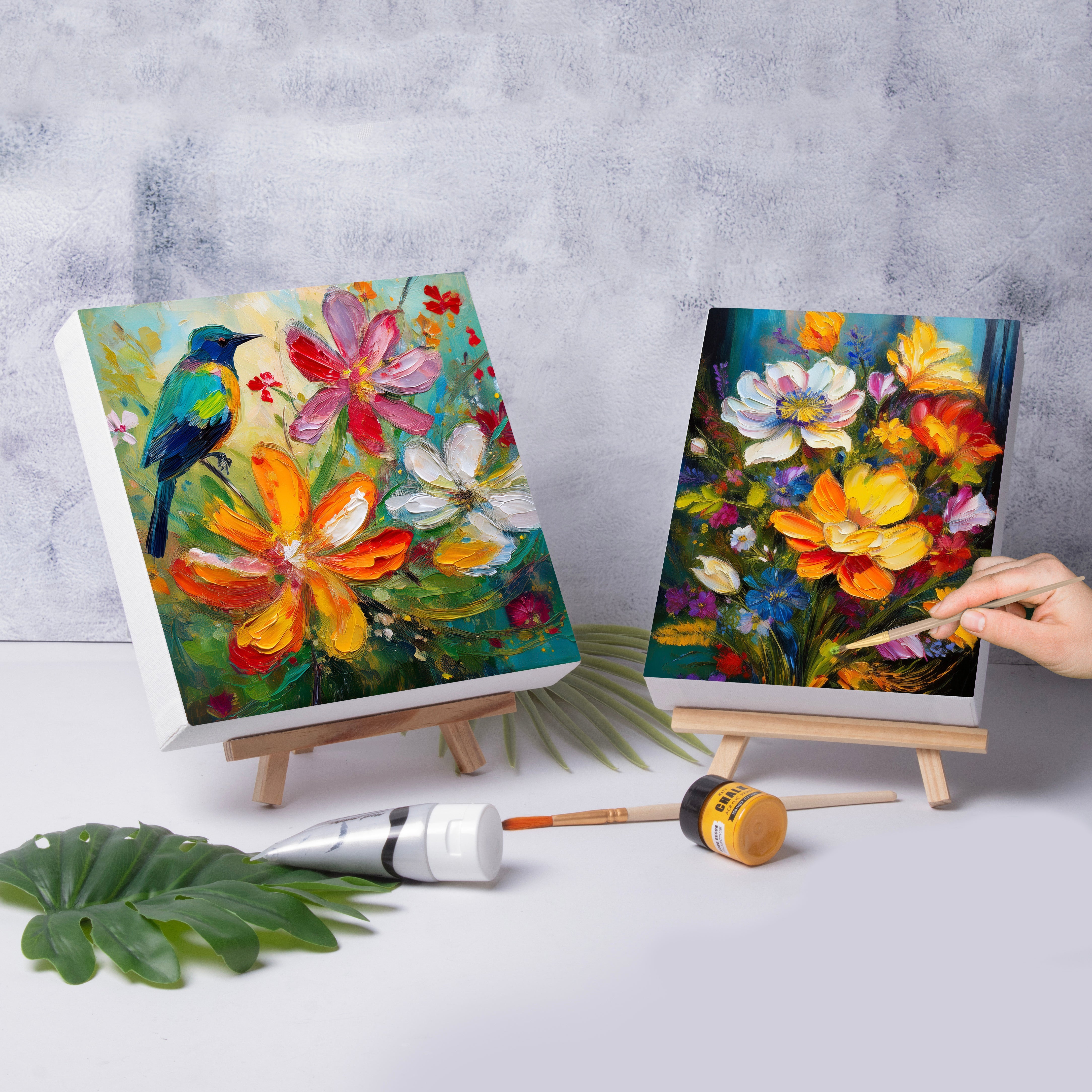 Artists 3D Deep Edge Canvas Panel Square 8 X 8inch 1pc