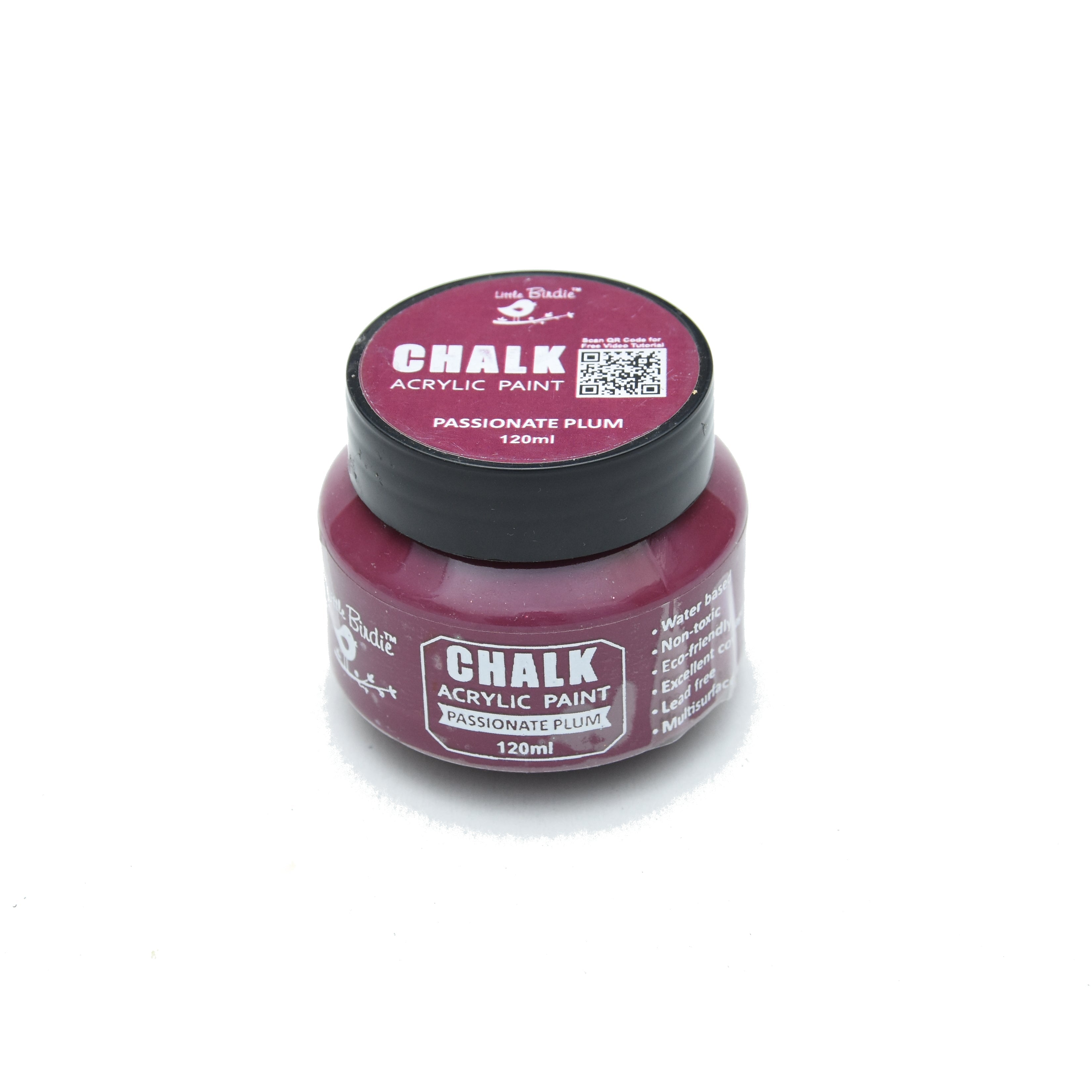 Home Decor Chalk Paint Passionate Plum 120ml Bottle