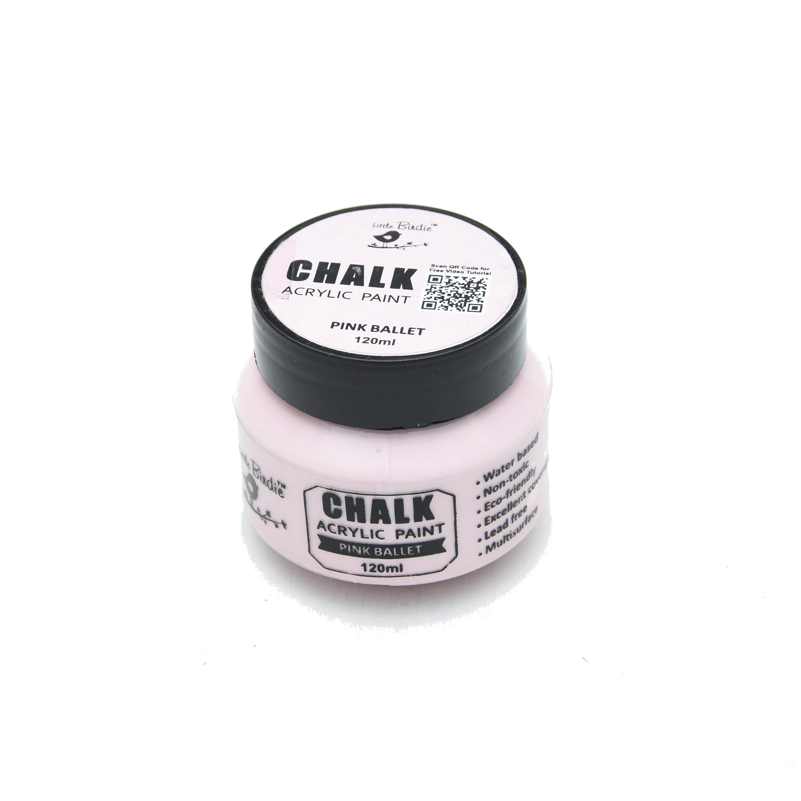 Home Decor Chalk Paint Pink Ballet 120ml Bottle