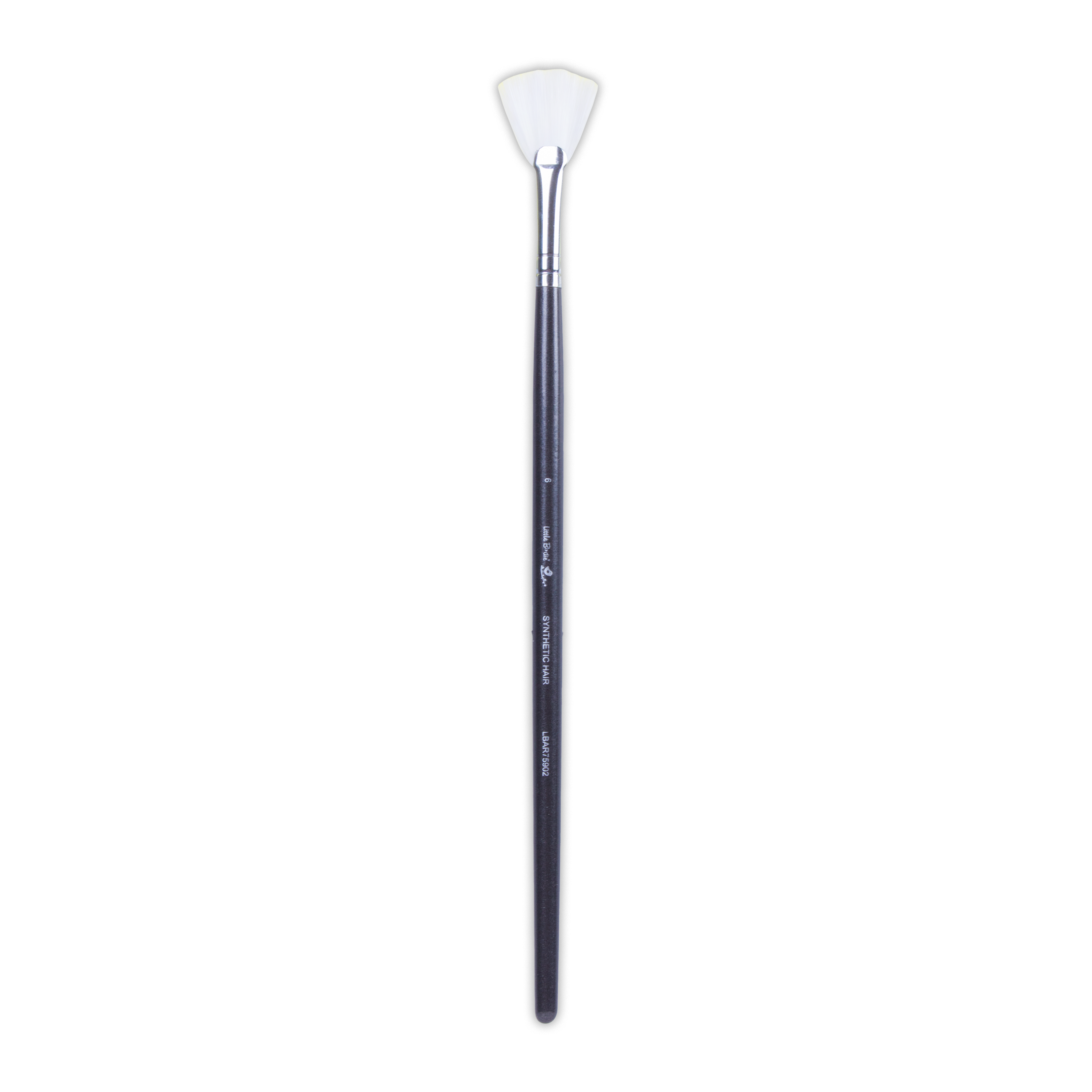 Premium Fan Brush Synthetic Hair Handle Length 200mm Size 6 1 pc