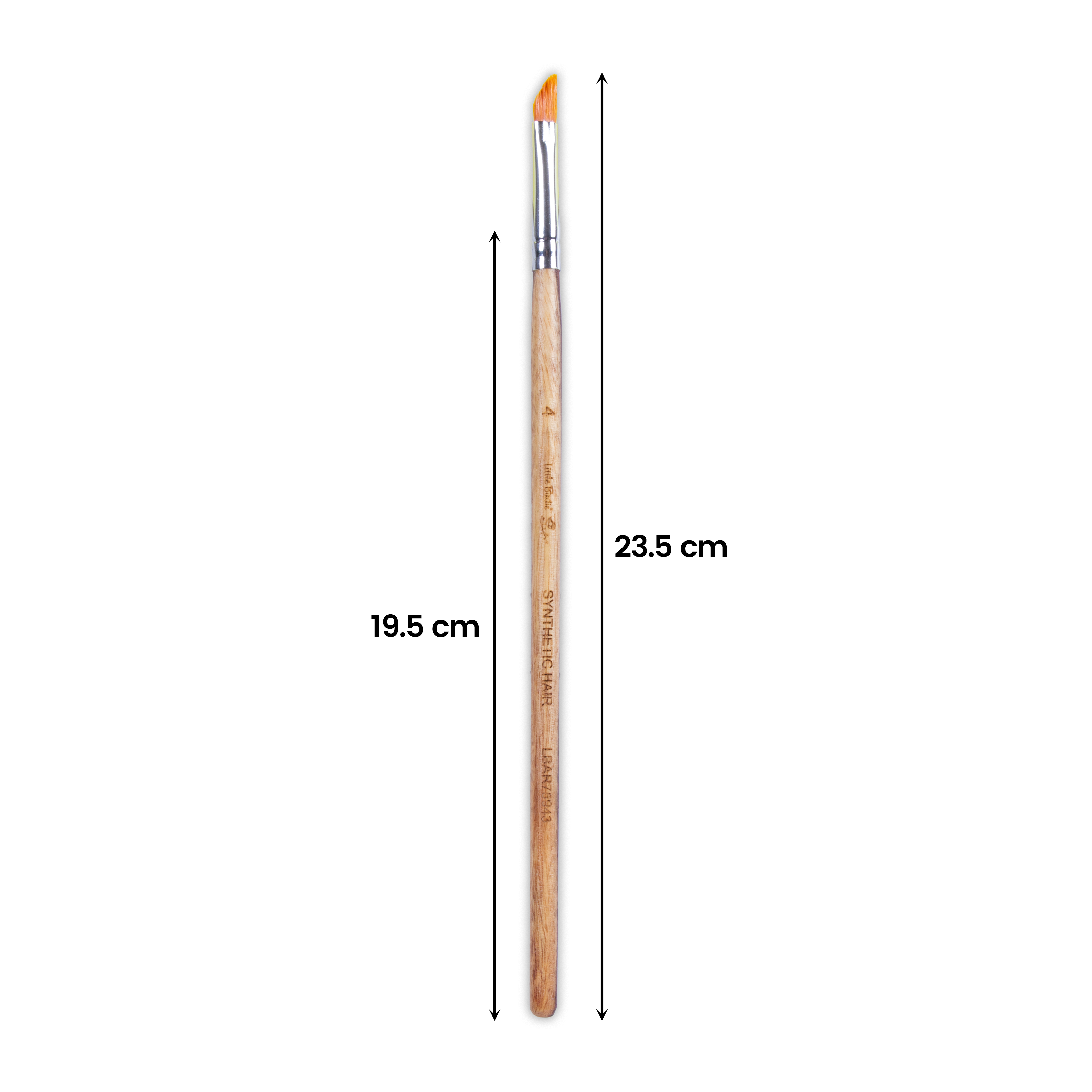Rosewood Dagger Brush Synthetic Hair Handle Length 200mm Size 4 1 pc