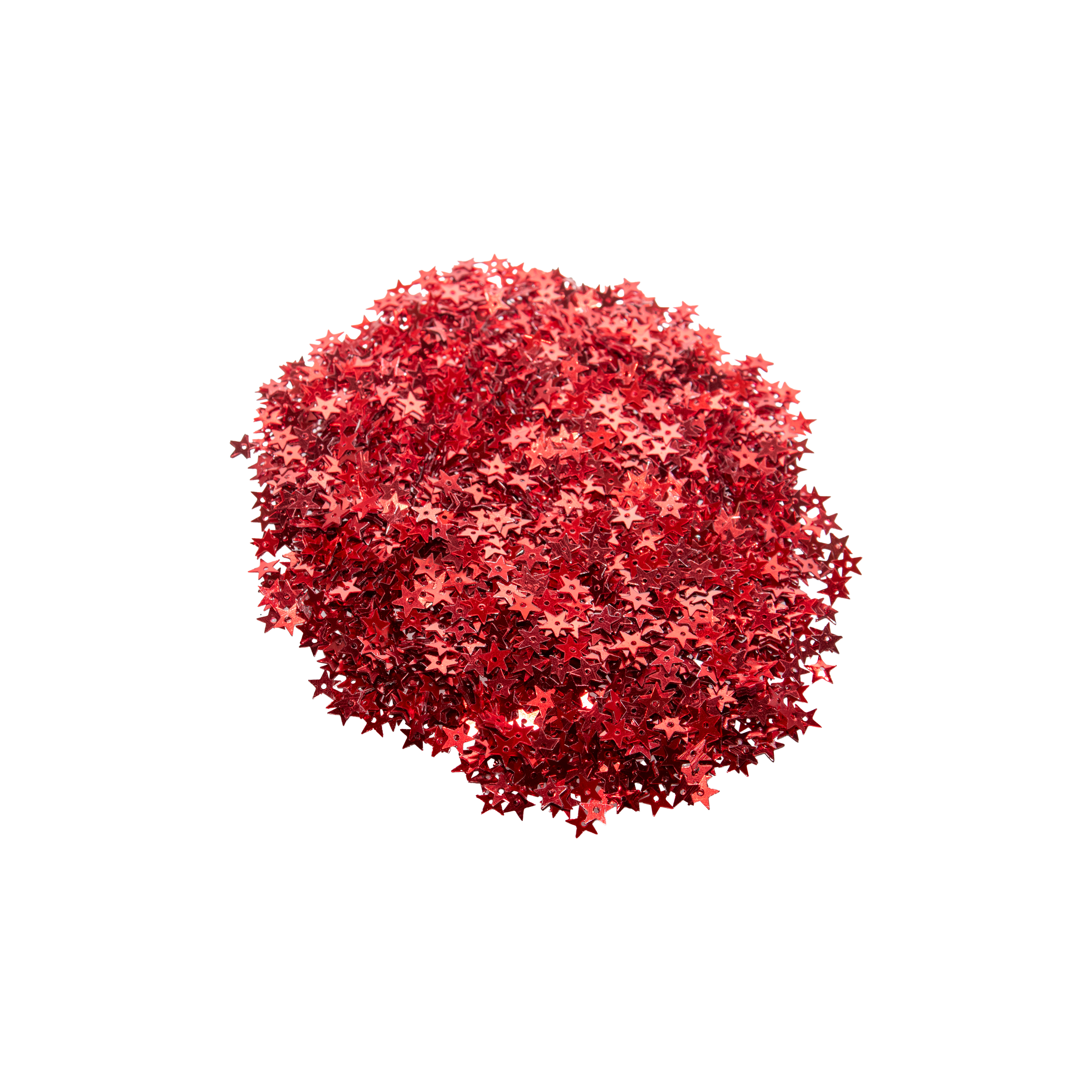 Sequins - Star, Red, 30gm, 1Pack