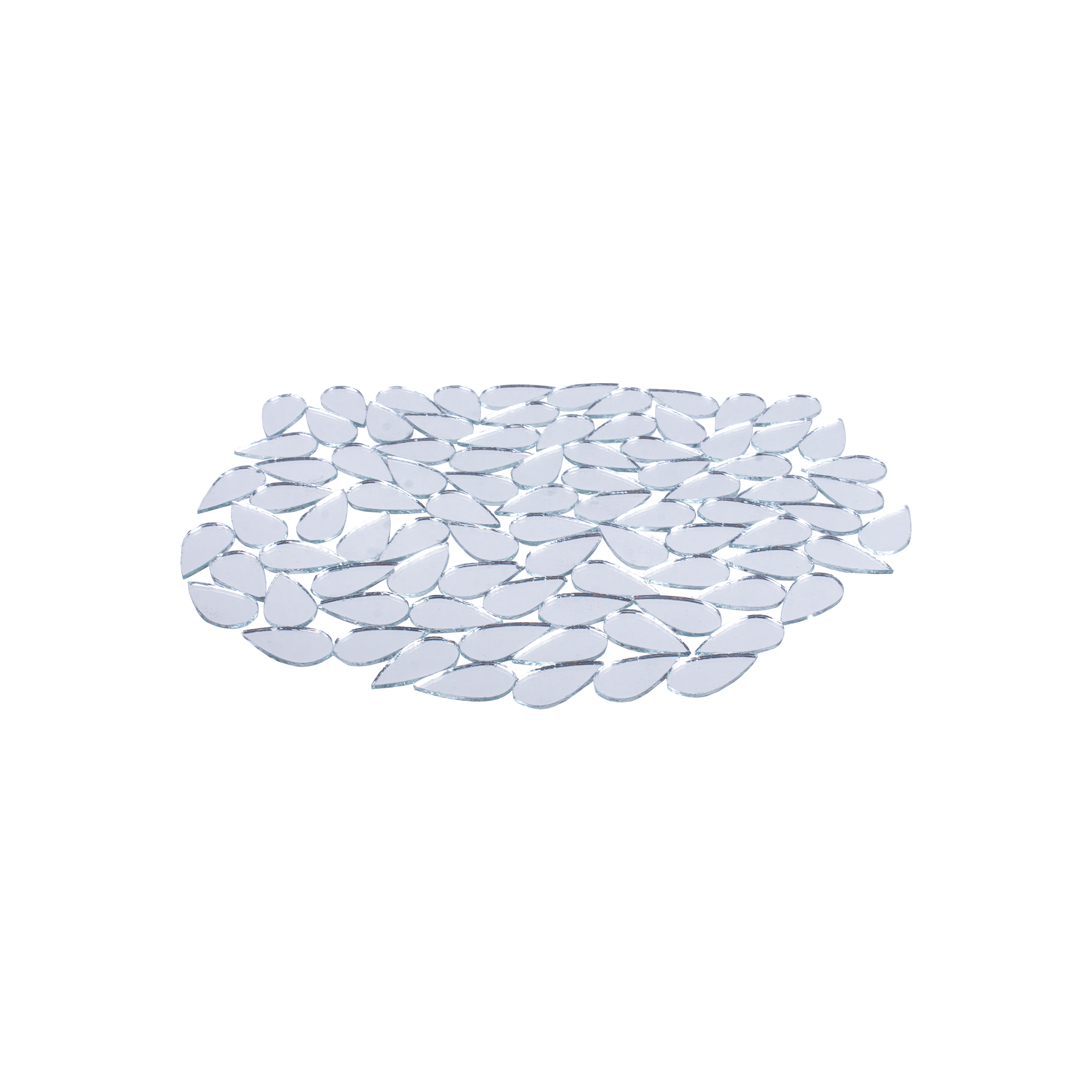 Cut Mirror Drop 20Mm 50Gms Approx 140pc