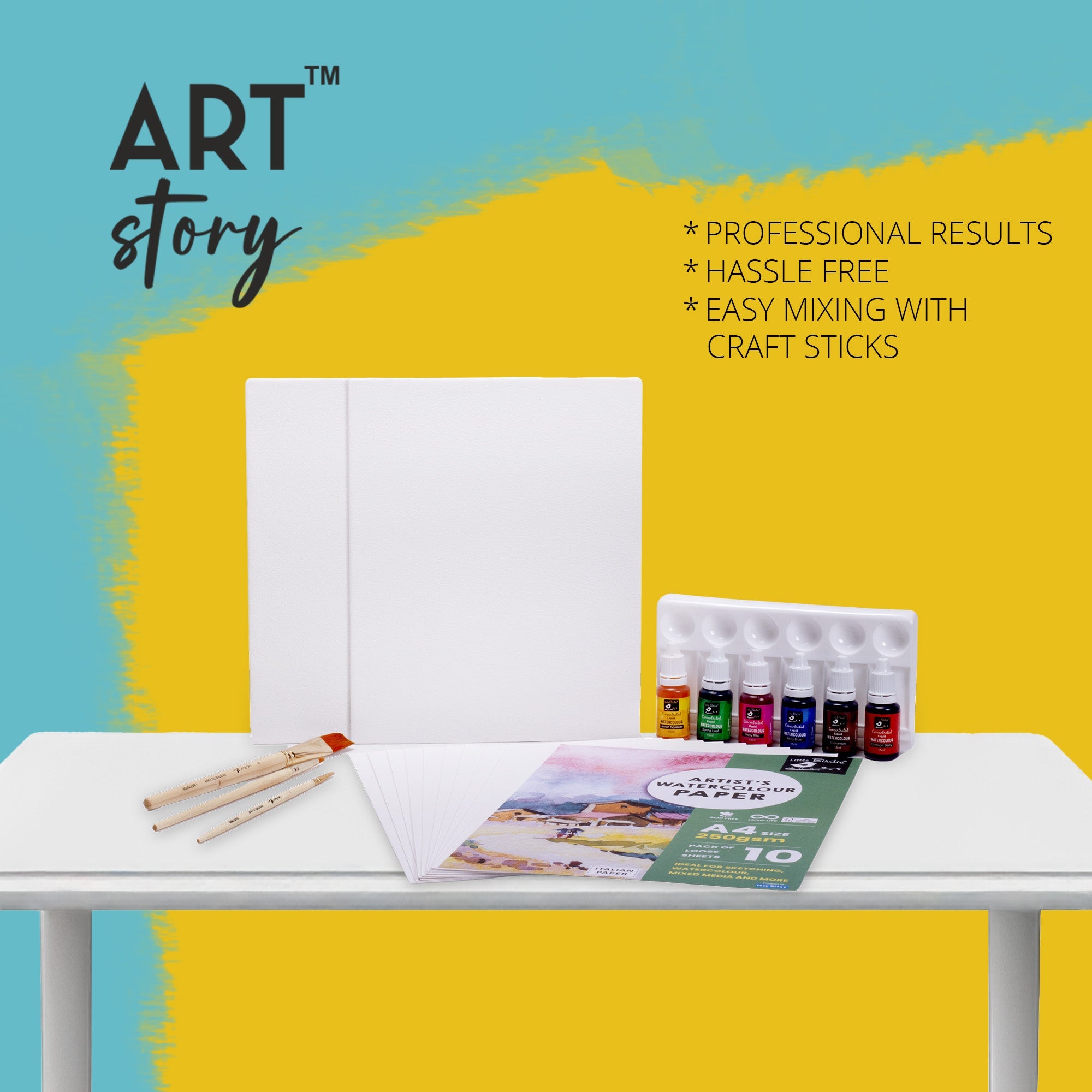 DIY Watercolor Painting Kit 1 Box