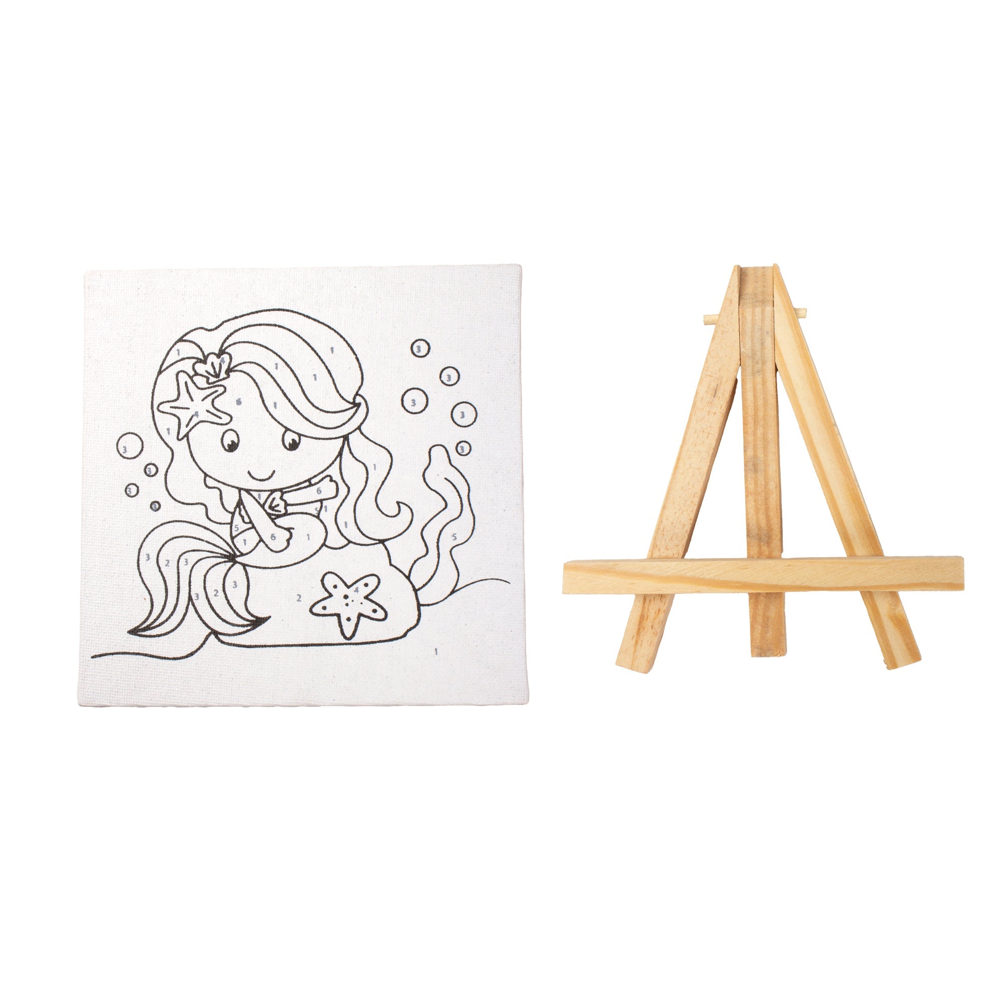 DIY Paint By Numbers - Little Mermaid, 1 Box