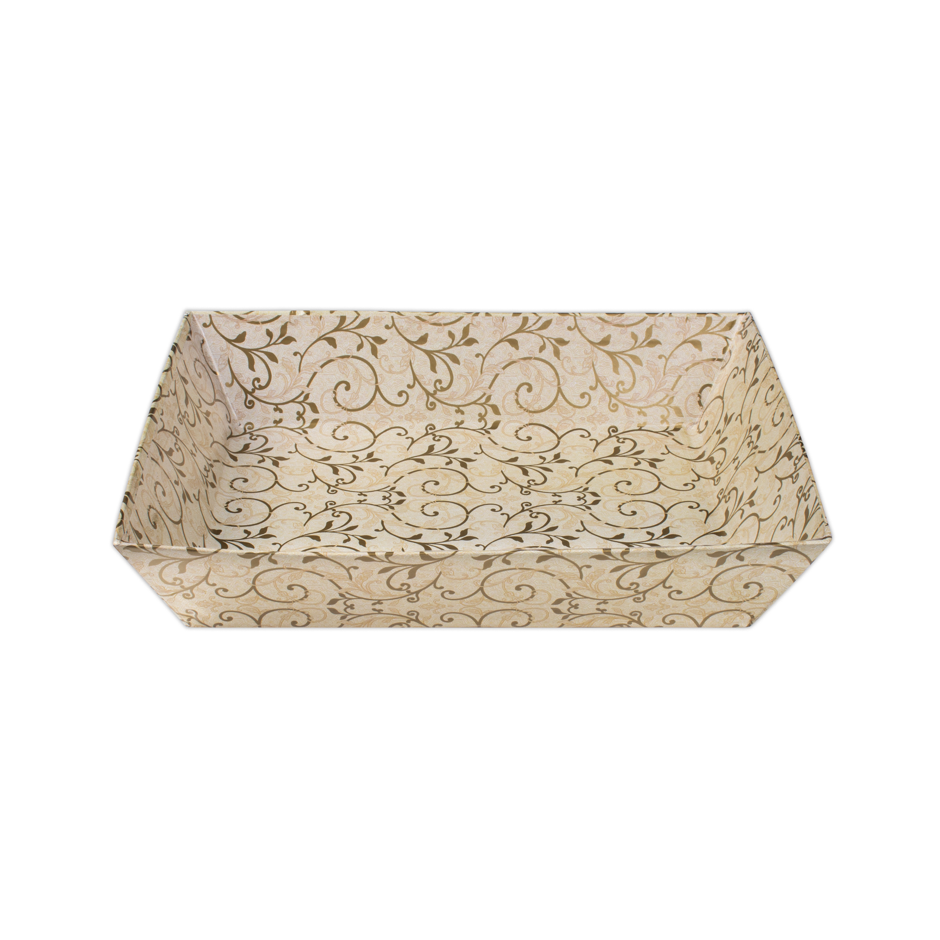 Angled Gifting Tray - Floral Swirl, 10.1in x 12in, 1pc
