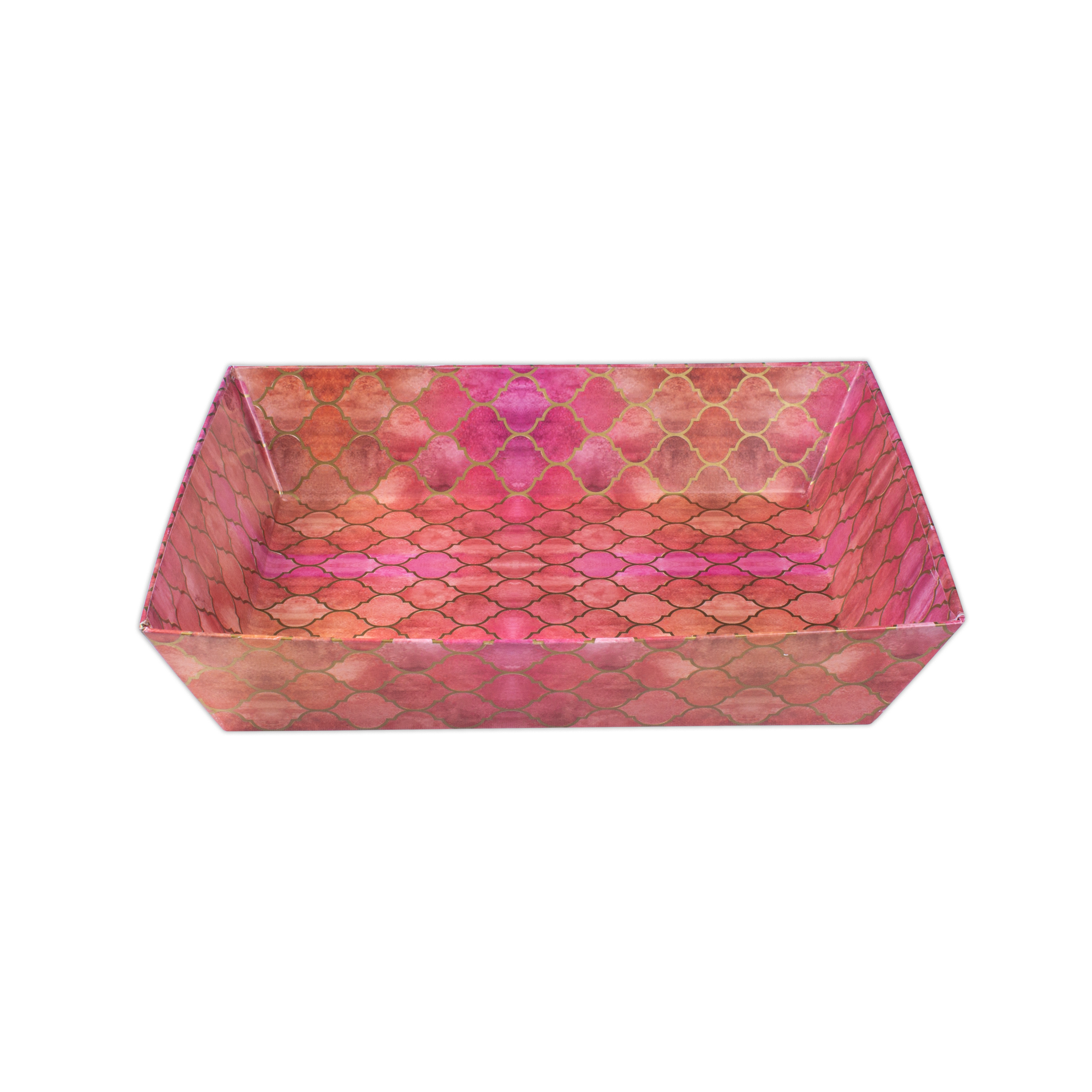 Angled Gifting Tray - Moroccan Trellis, 10.1in x 12in, 1pc