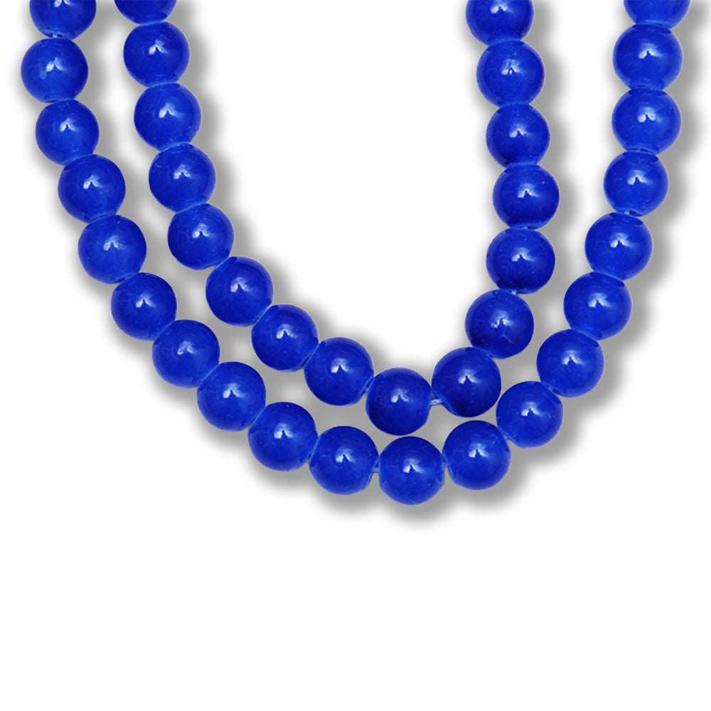 Glass Beads Indigo Blue 1 String