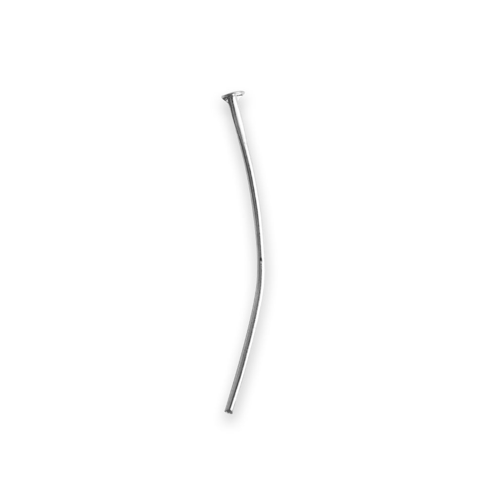 Jewellery Findings Head Pin 30Mm Nickel 25 Gm